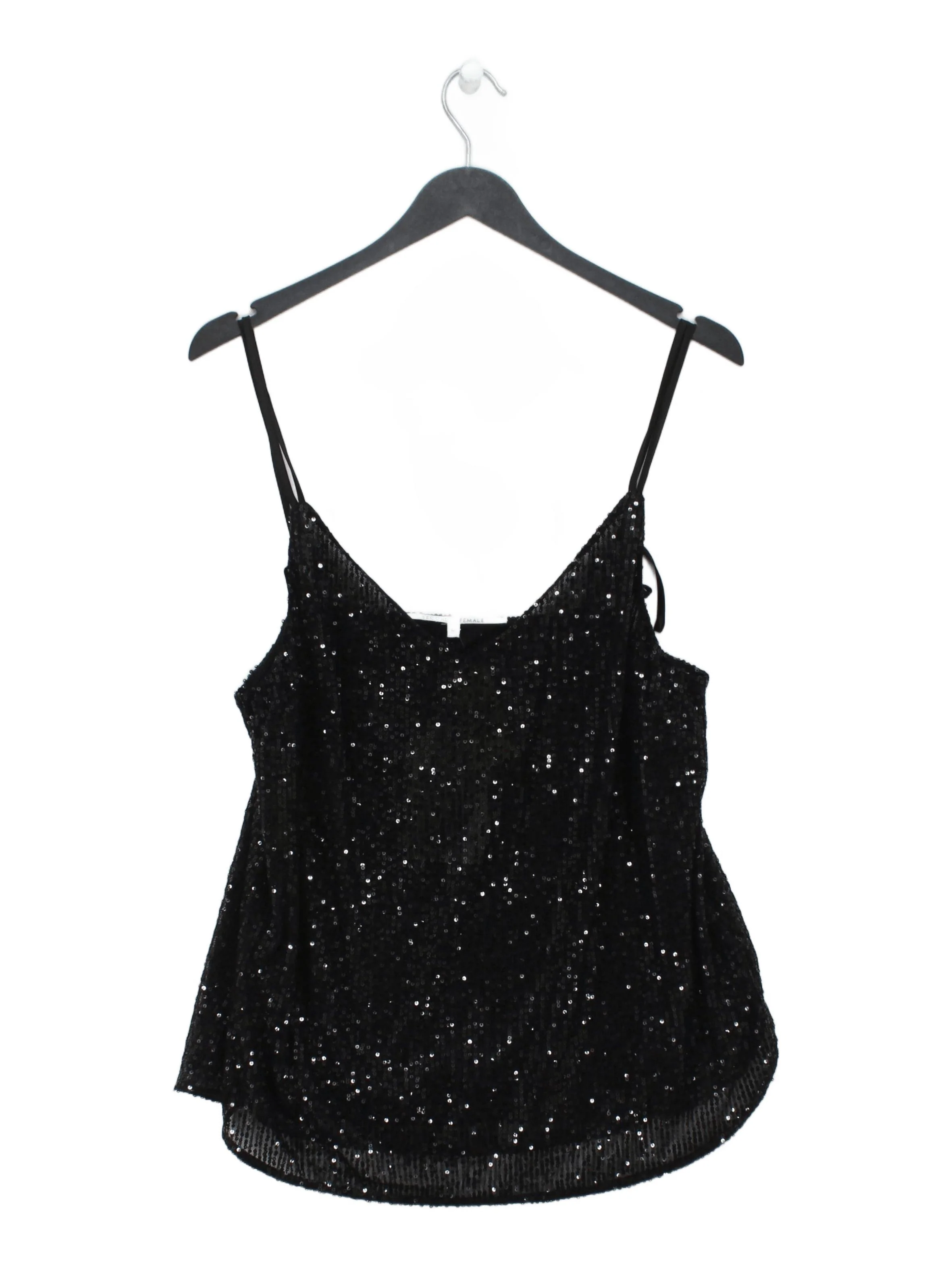 Second Female Women's Top M Black 100% Polyester Basic New with tags