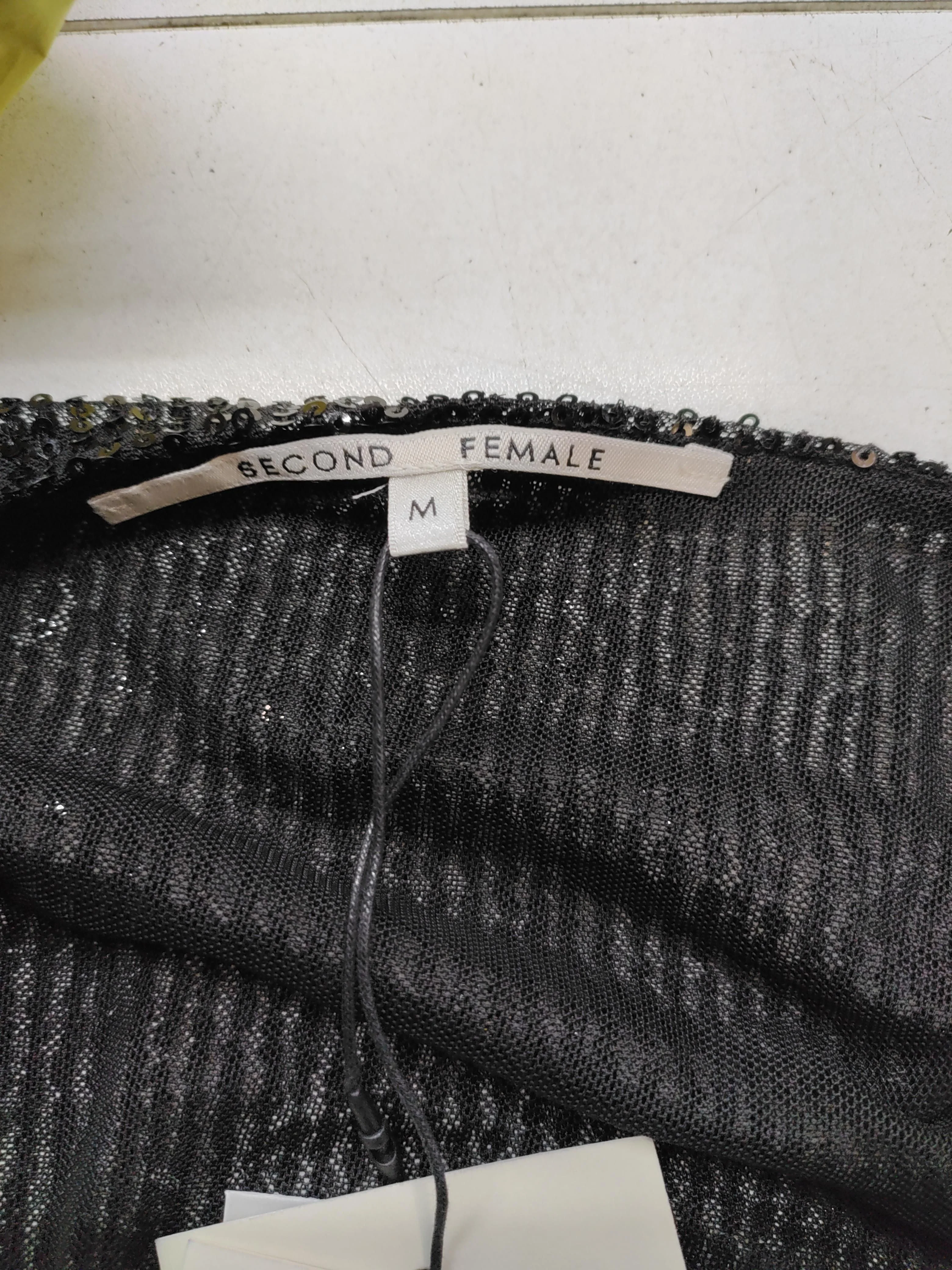 Second Female Women's Top M Black 100% Polyester Basic New with tags - Image 5