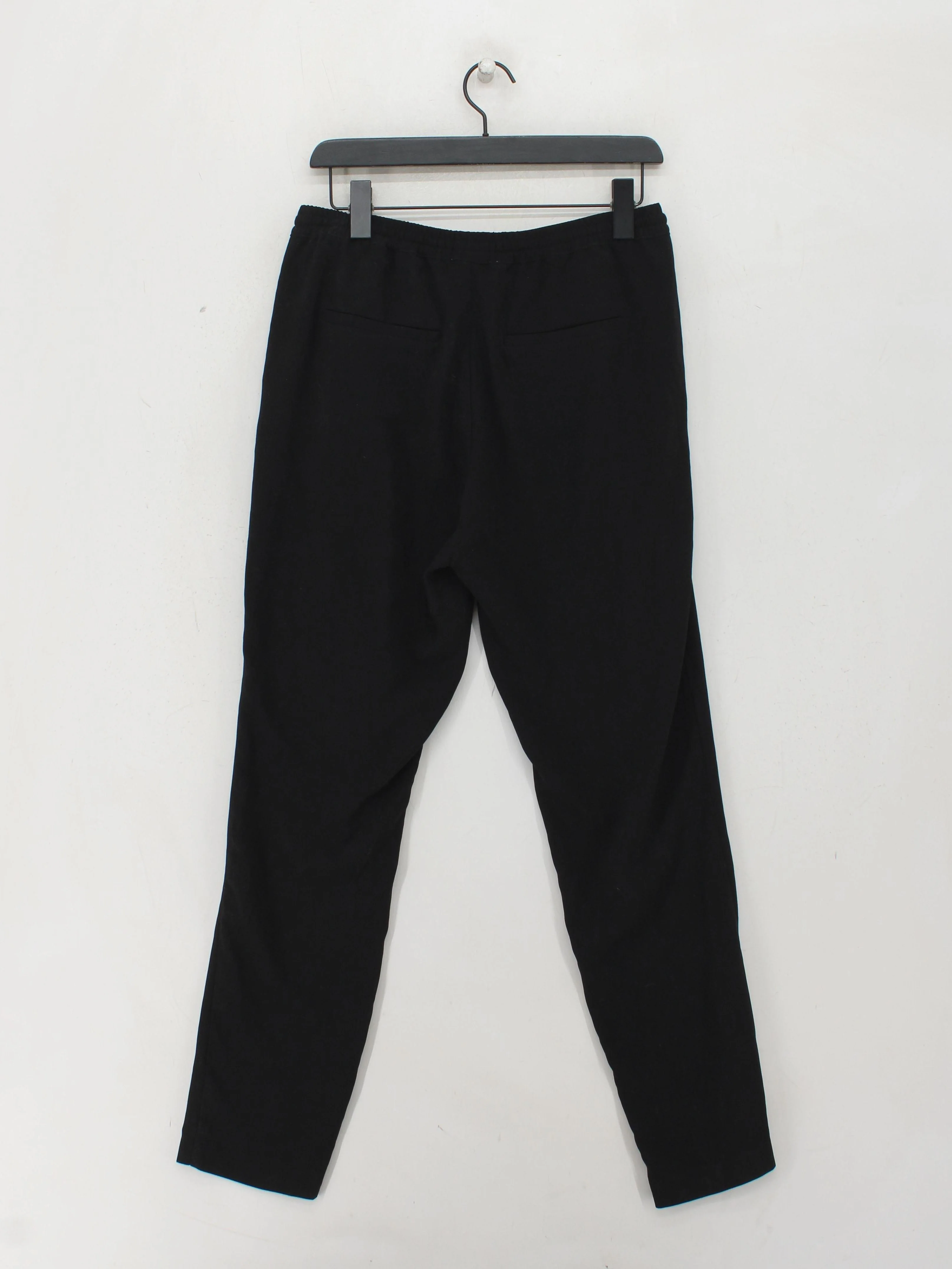 Second Female Women's Trousers M Black 100% Polyester Tapered Sweatpants - Image 2