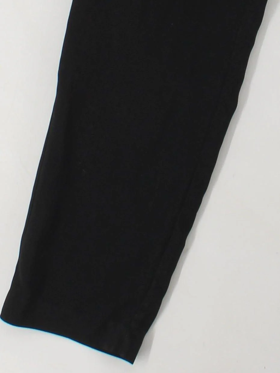 Second Female Women's Trousers M Black 100% Polyester Tapered Sweatpants - Image 4