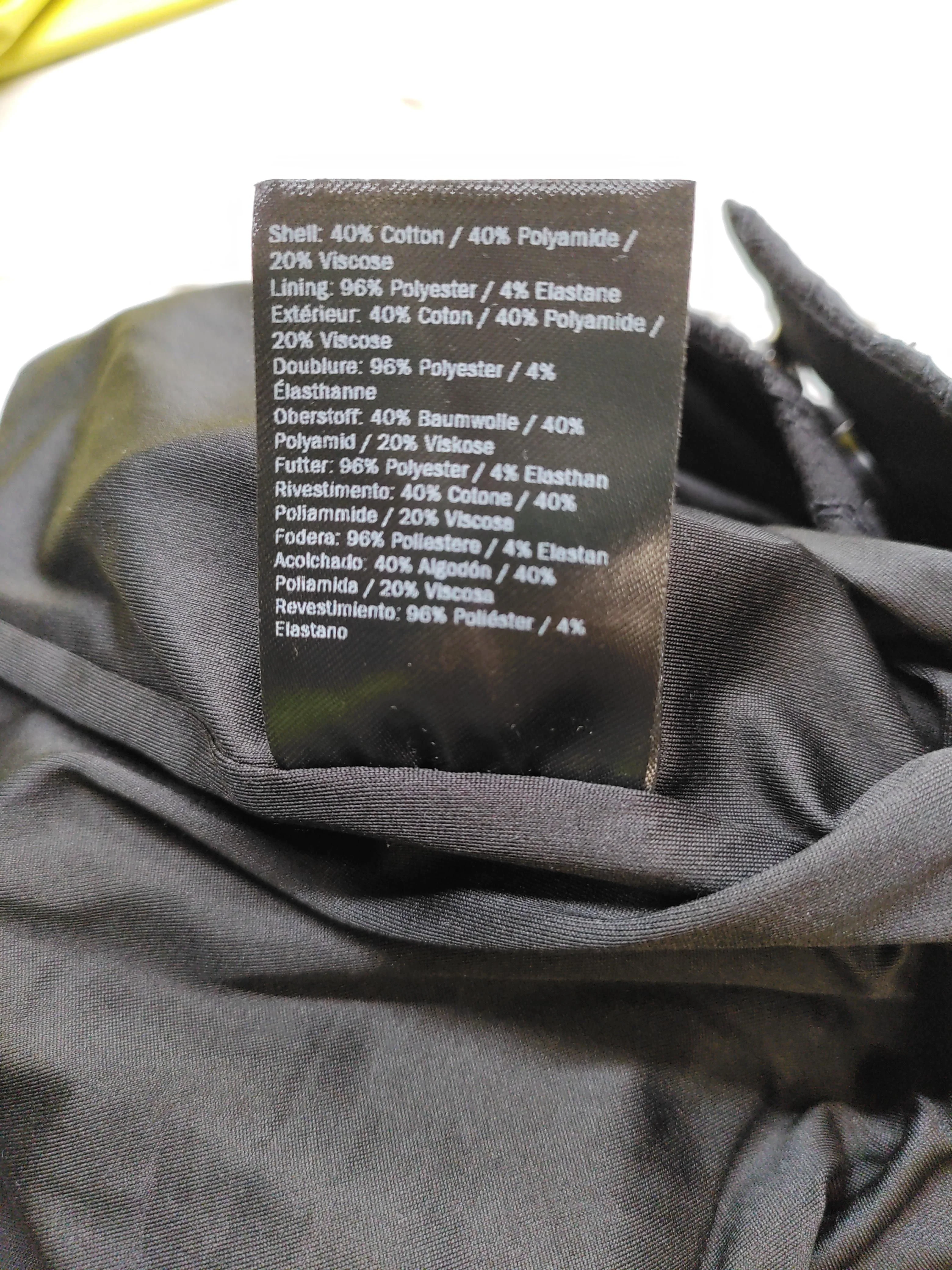 Second Female Women's Trousers M Black Cotton with Polyamide, Viscose Chino - Image 6