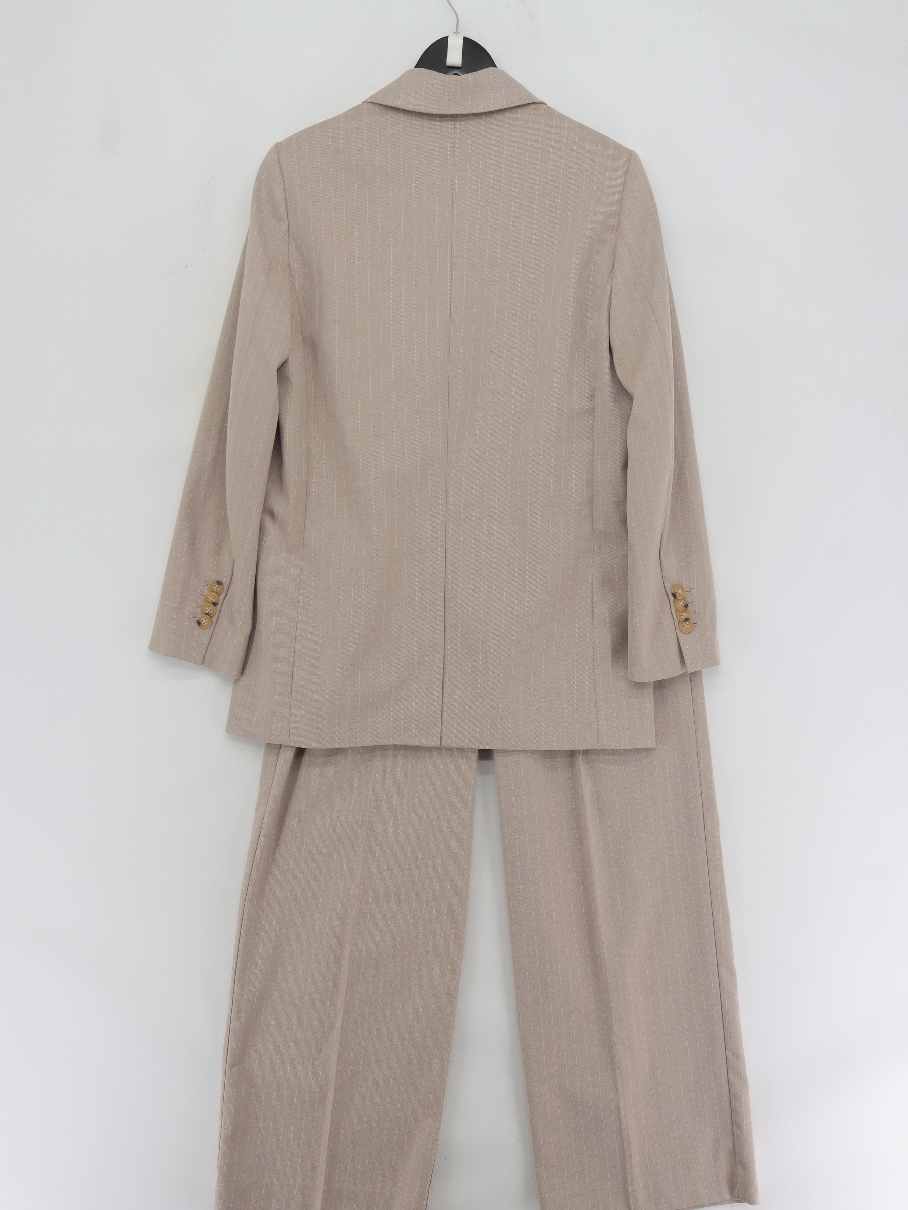 Second Female Women's Two Piece Suit Chest: 39 in Tan Polyester - Image 2