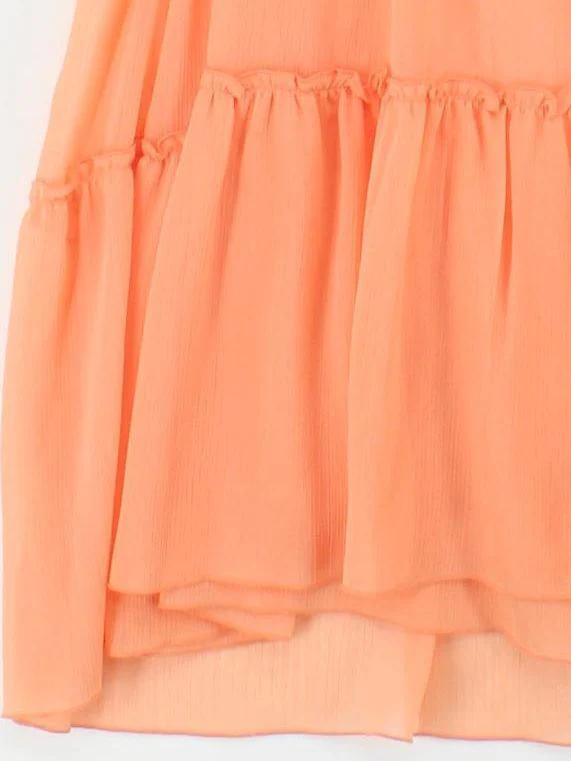See By Chloé A-Line Mini Dress UK14 in Orange - Image 4