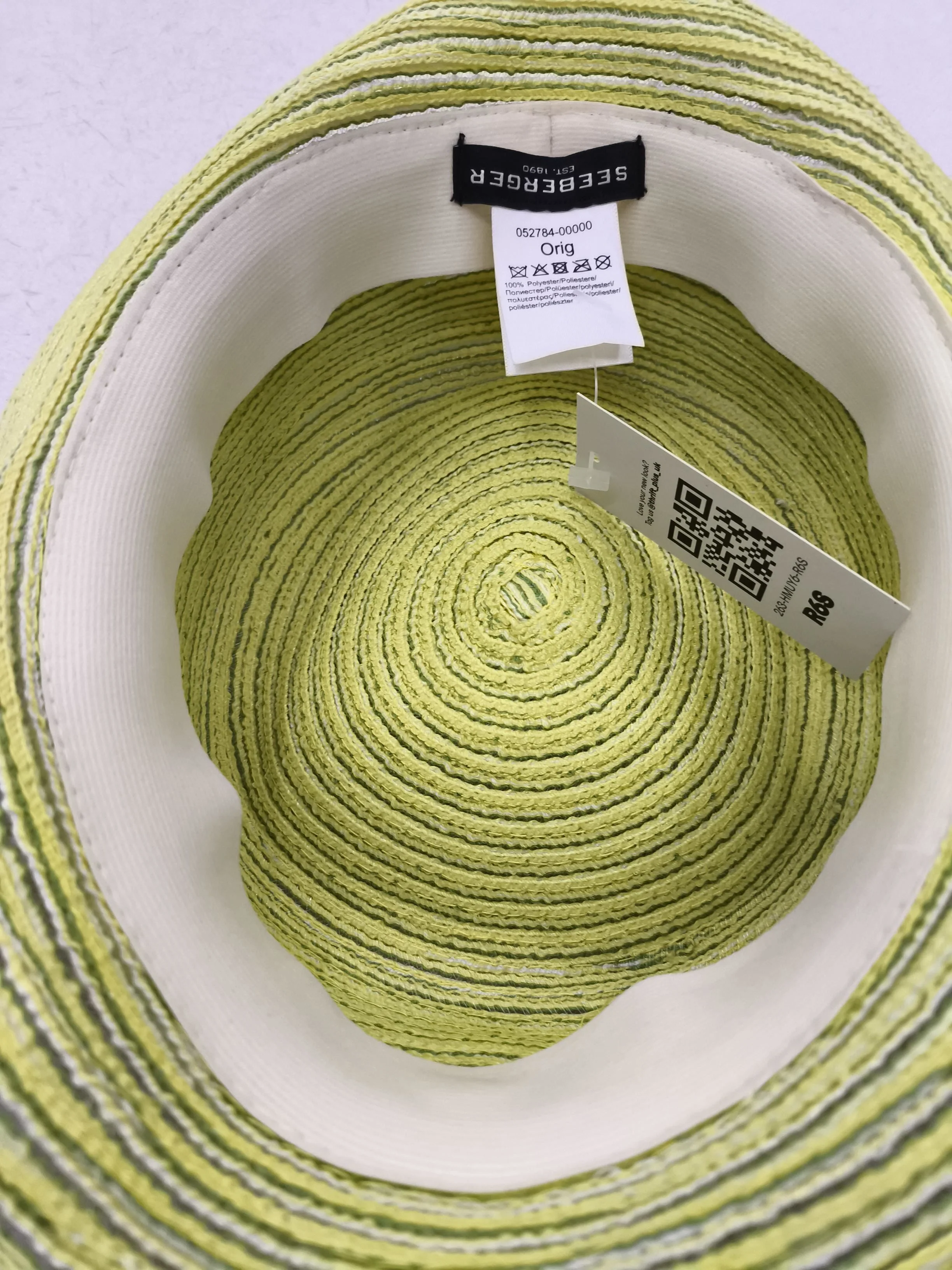 Seeberger Women's Hat Yellow 100% Polyester Sun Hat - Image 3