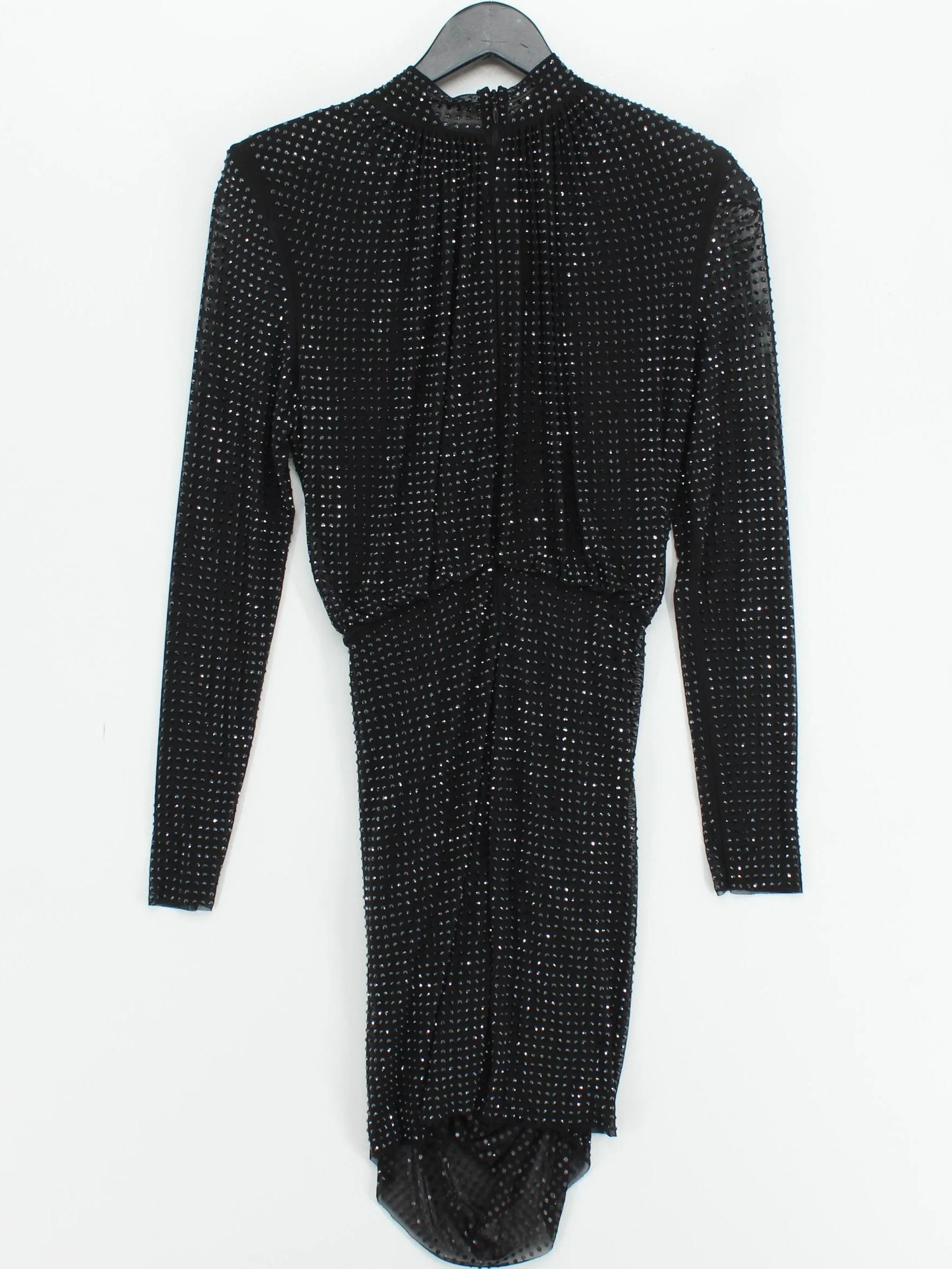 Self-Portrait Bodycon Mini Dress UK8 in Black - Image 2