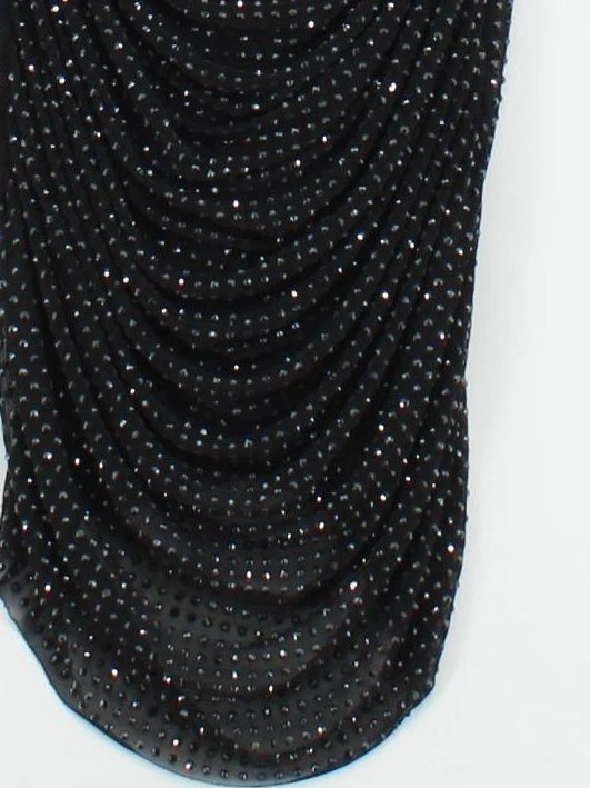 Self-Portrait Bodycon Mini Dress UK8 in Black - Image 4