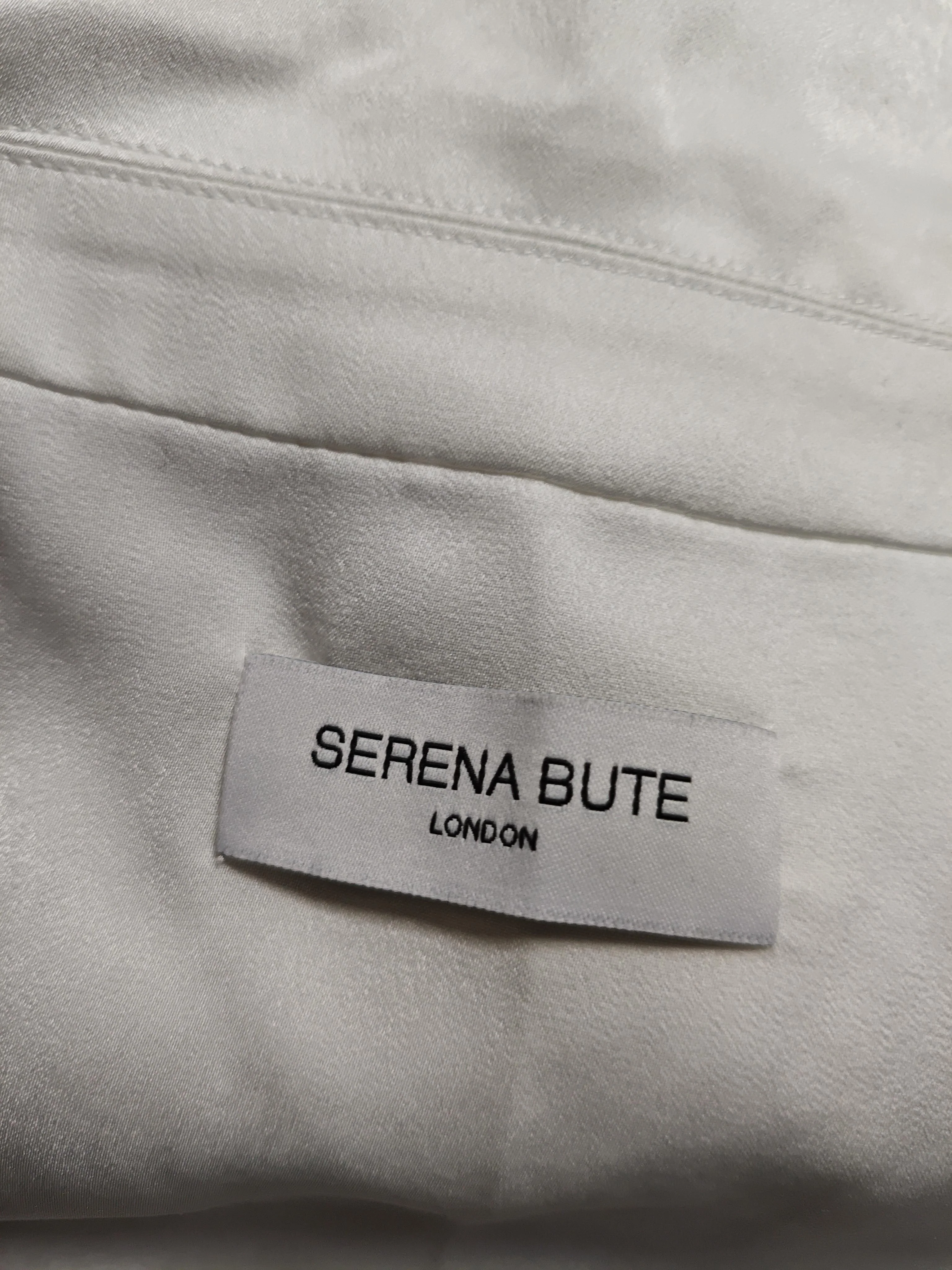Serena Bute Women's Shirt L White 100% Polyester Basic - Image 5