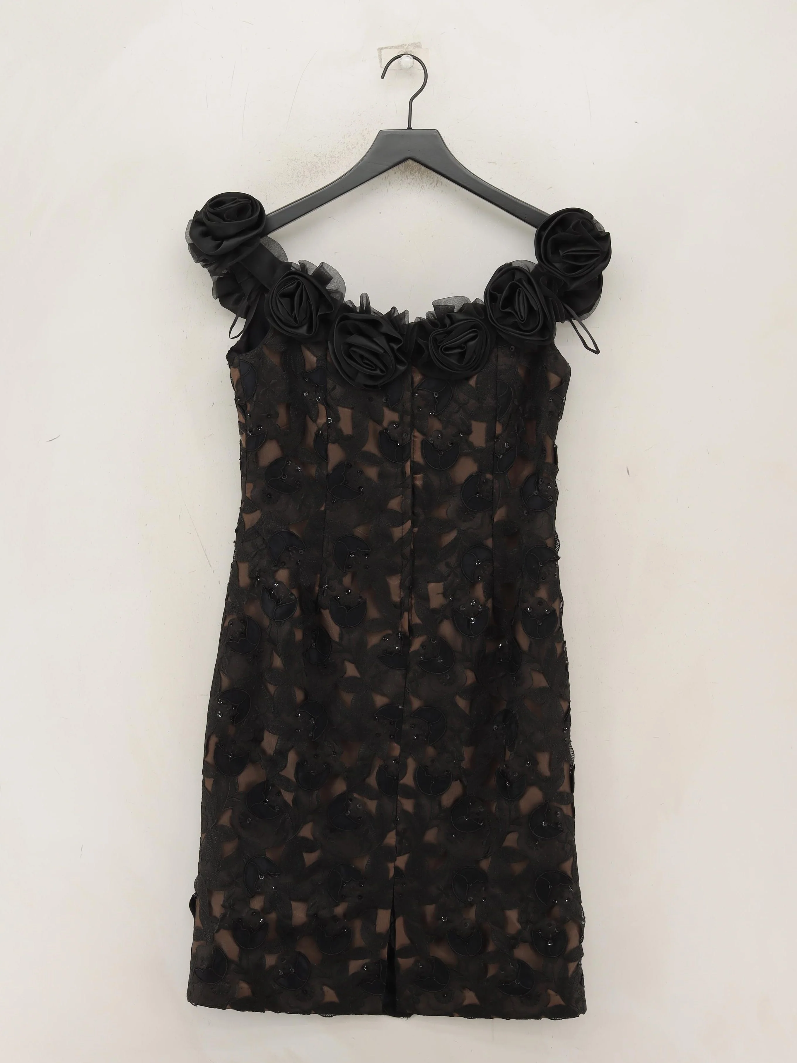 Serenade Bodycon Mini Dress UK14 in Black - Image 2