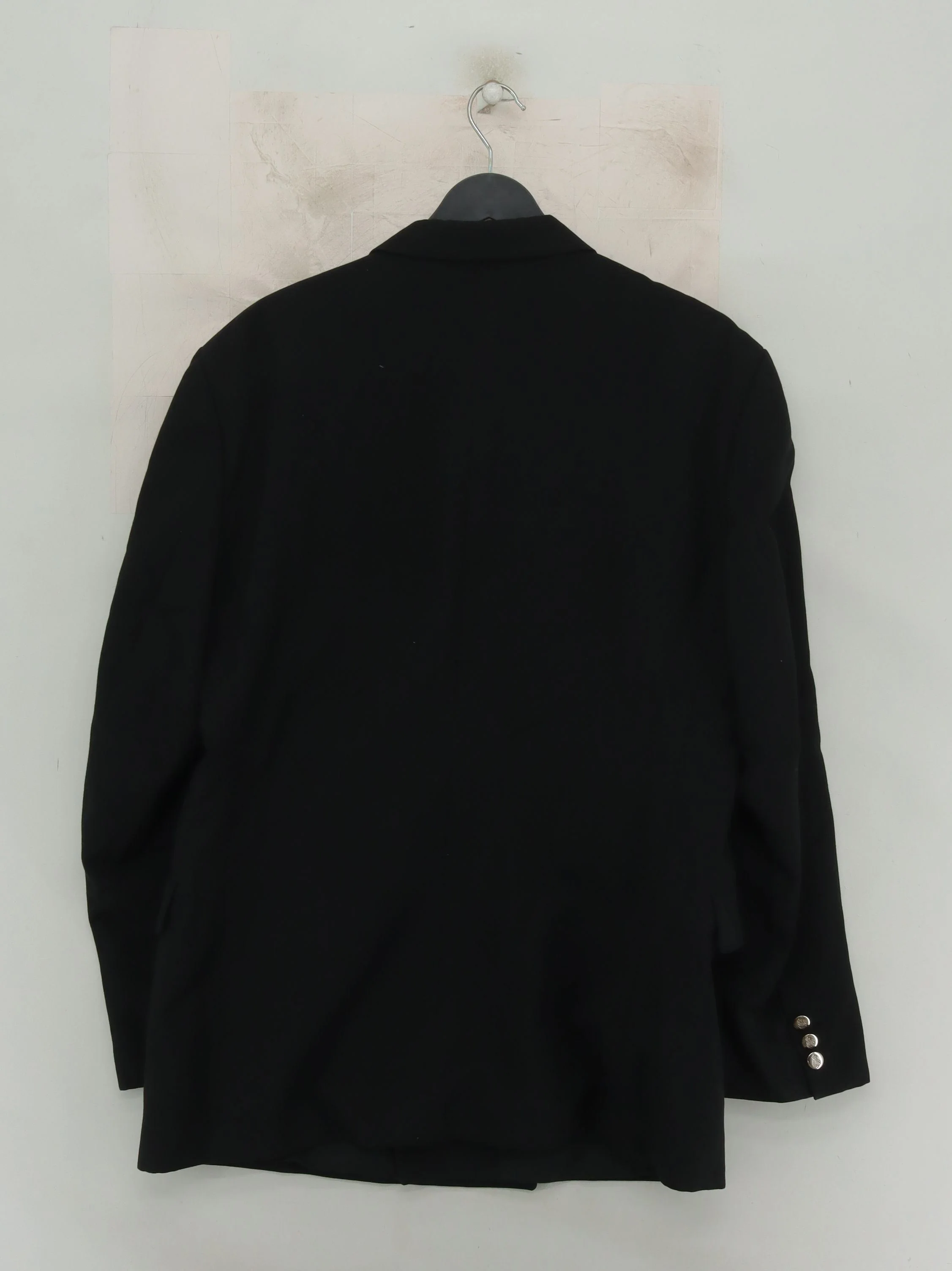 Sergio Rossi Men's Blazer Chest: 42 in Black 100% Other Overcoat - Image 2