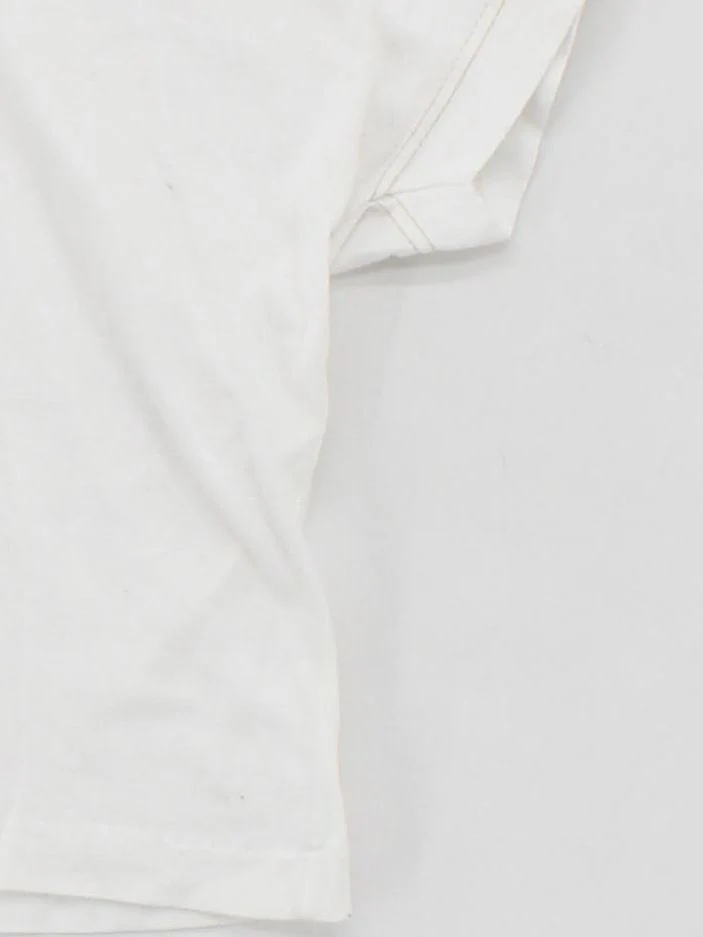 Sergio Tacchini Women's Polo L White 100% Cotton Short Sleeve Collared Basic - Image 4