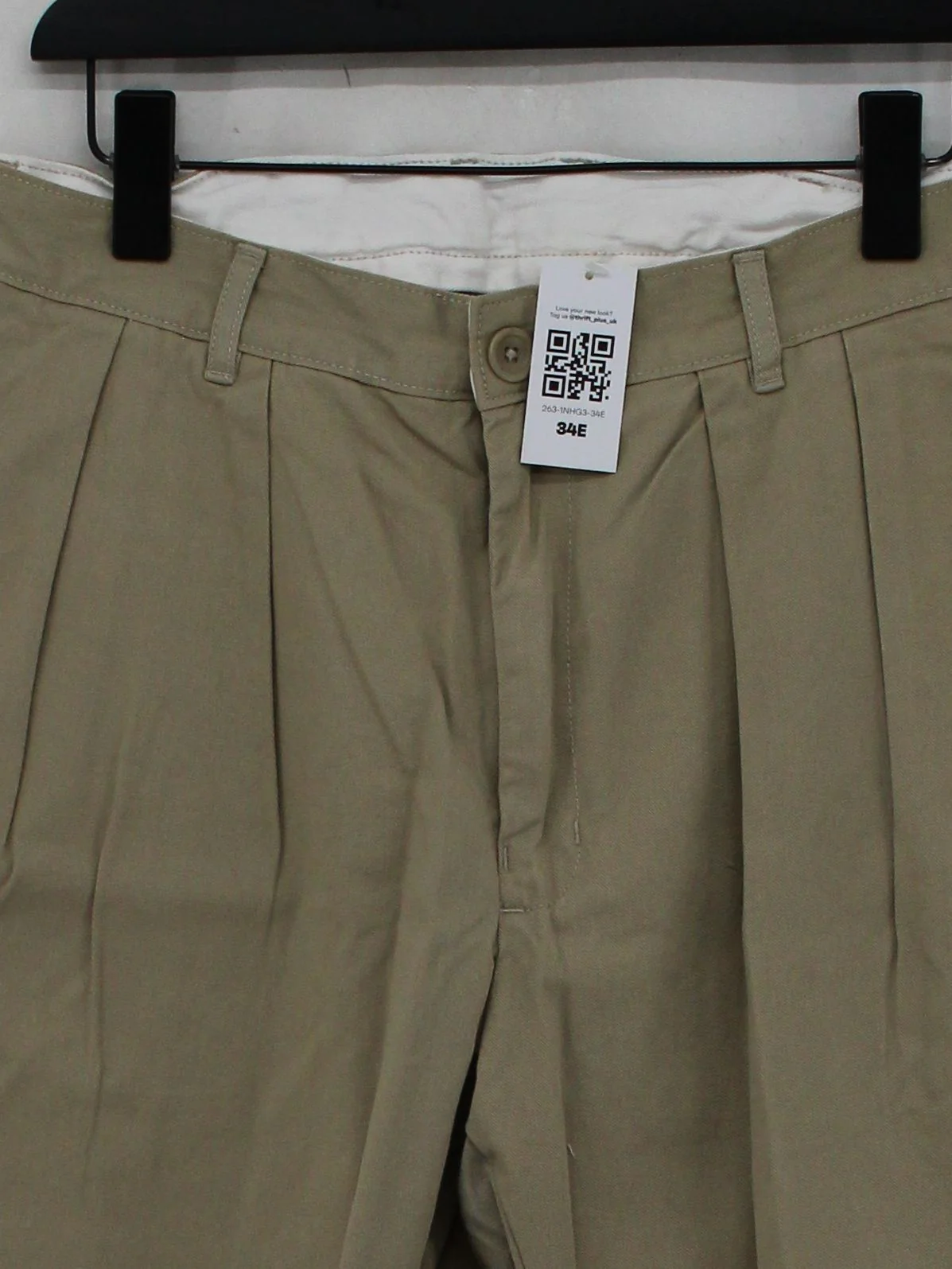 Service Works Men's Shorts M Tan 100% Cotton Chino - Image 3