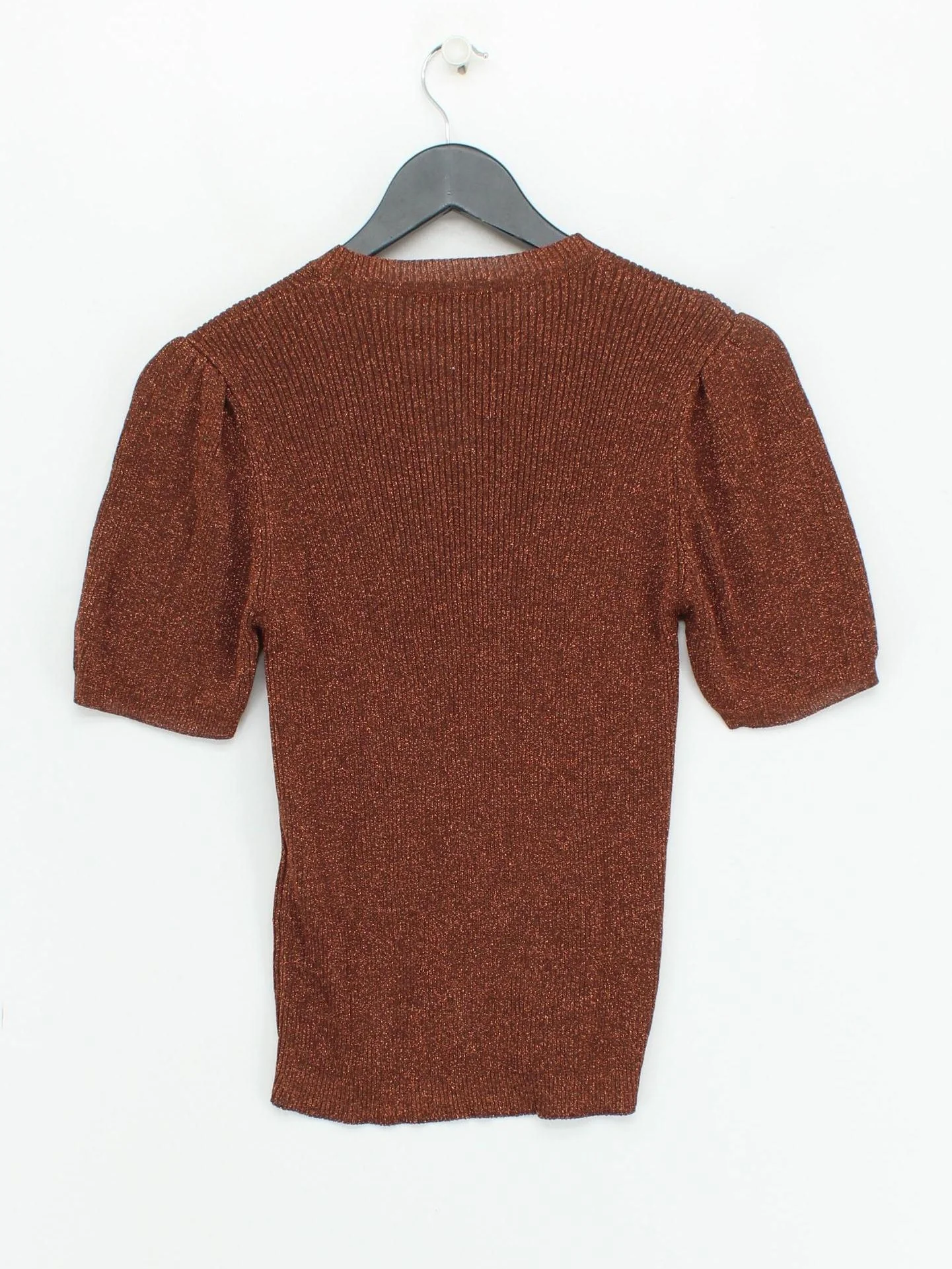 Sessun Women's Top S Brown Viscose with Polyamide, Other Basic - Image 2