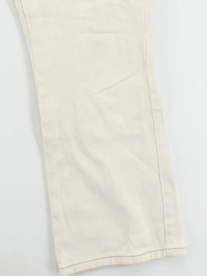 Seventy + Mochi Women's Jumpsuit UK 10 Cream Cotton with Elastane Jumpsuit - Image 4