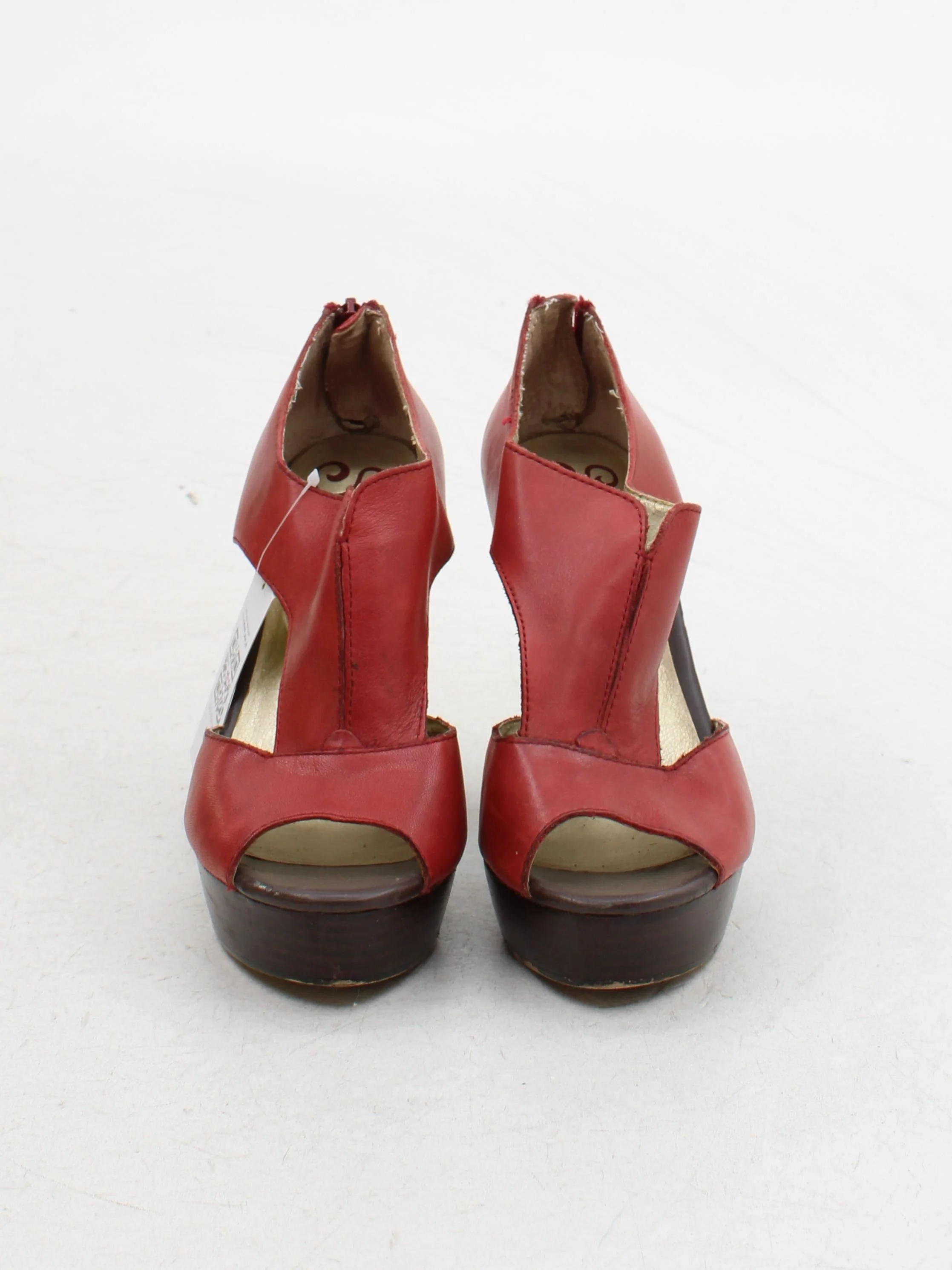 Seychelles Women's Heels UK 6.5 Red 100% Leather Platform - Image 2