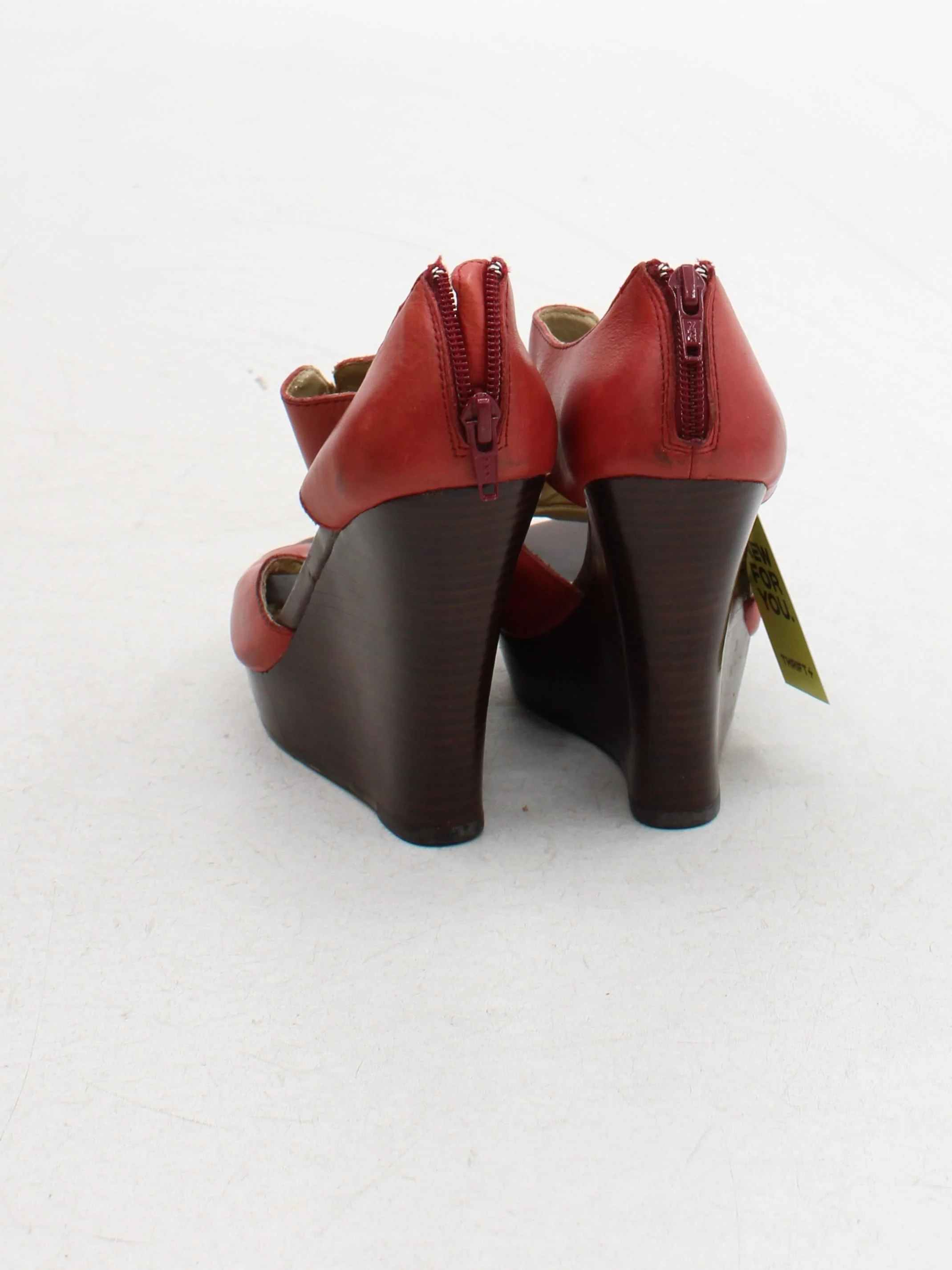 Seychelles Women's Heels UK 6.5 Red 100% Leather Platform - Image 3