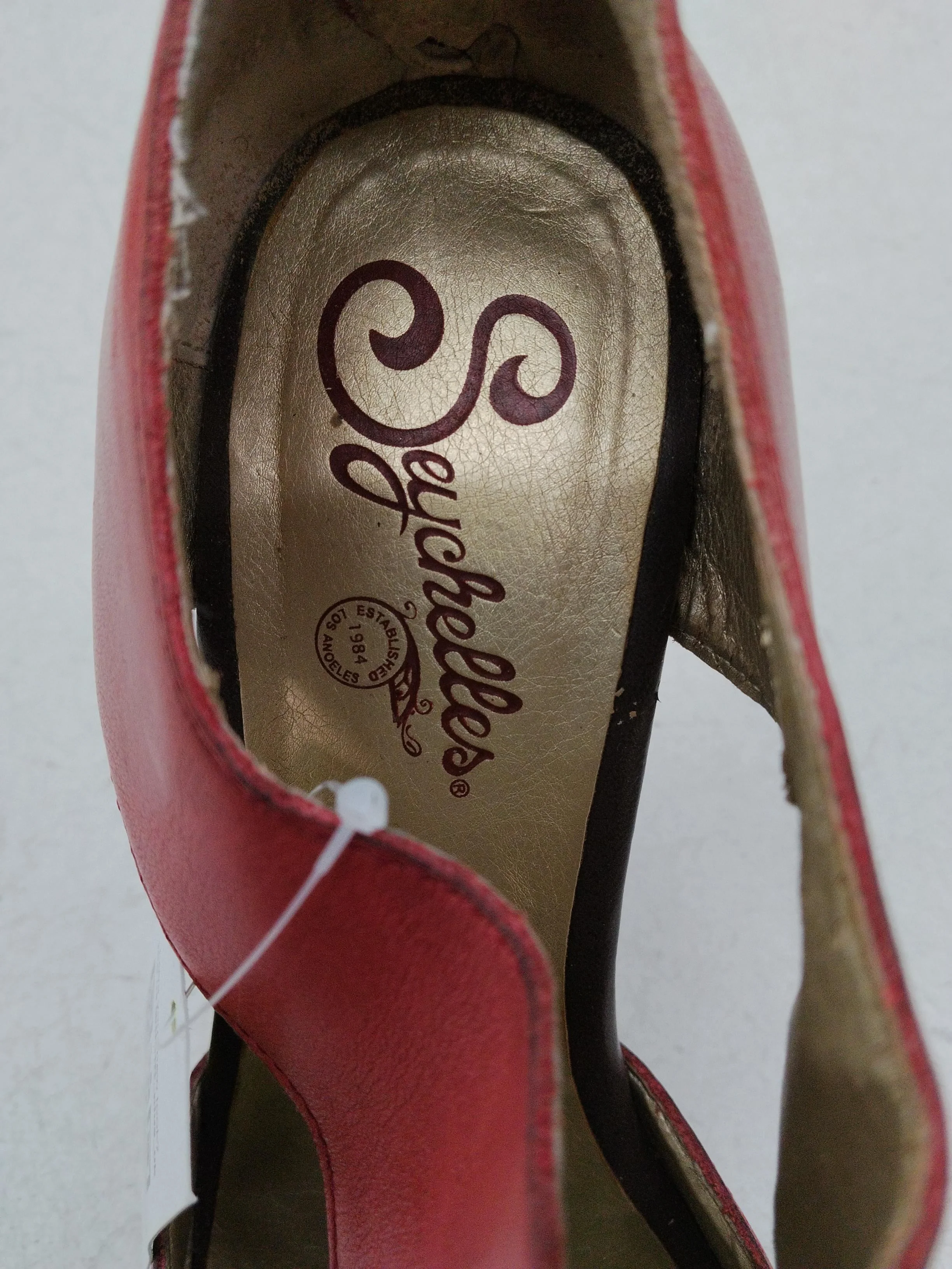 Seychelles Women's Heels UK 6.5 Red 100% Leather Platform - Image 6