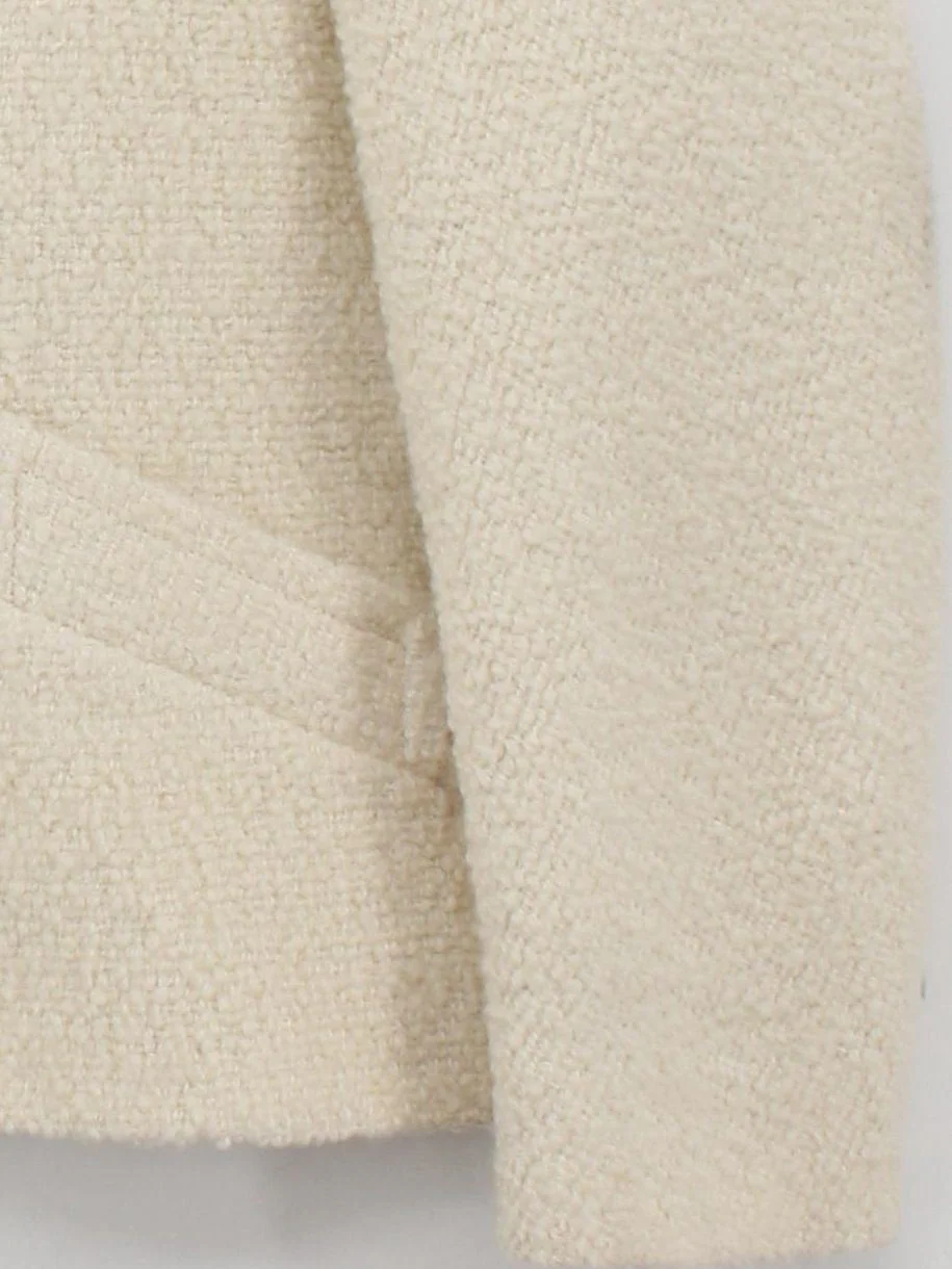 Sezane Overcoat jacket cream - Image 4