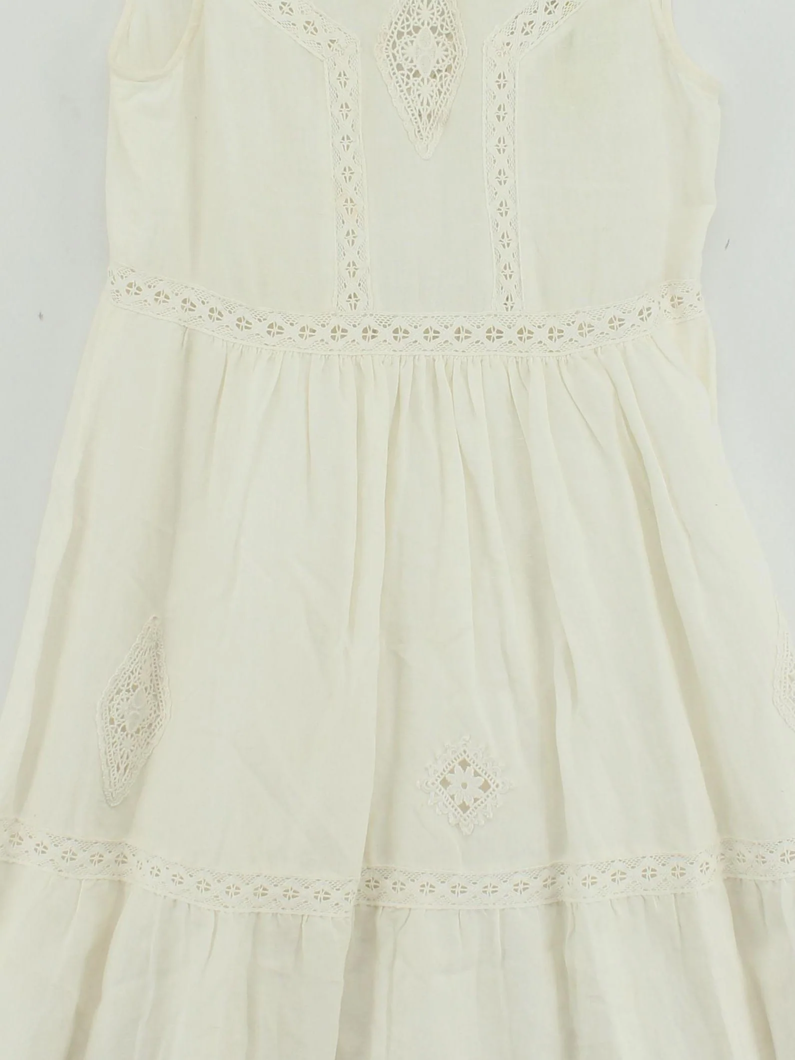 Sezane Shirt Midi Dress in Cream - Image 3