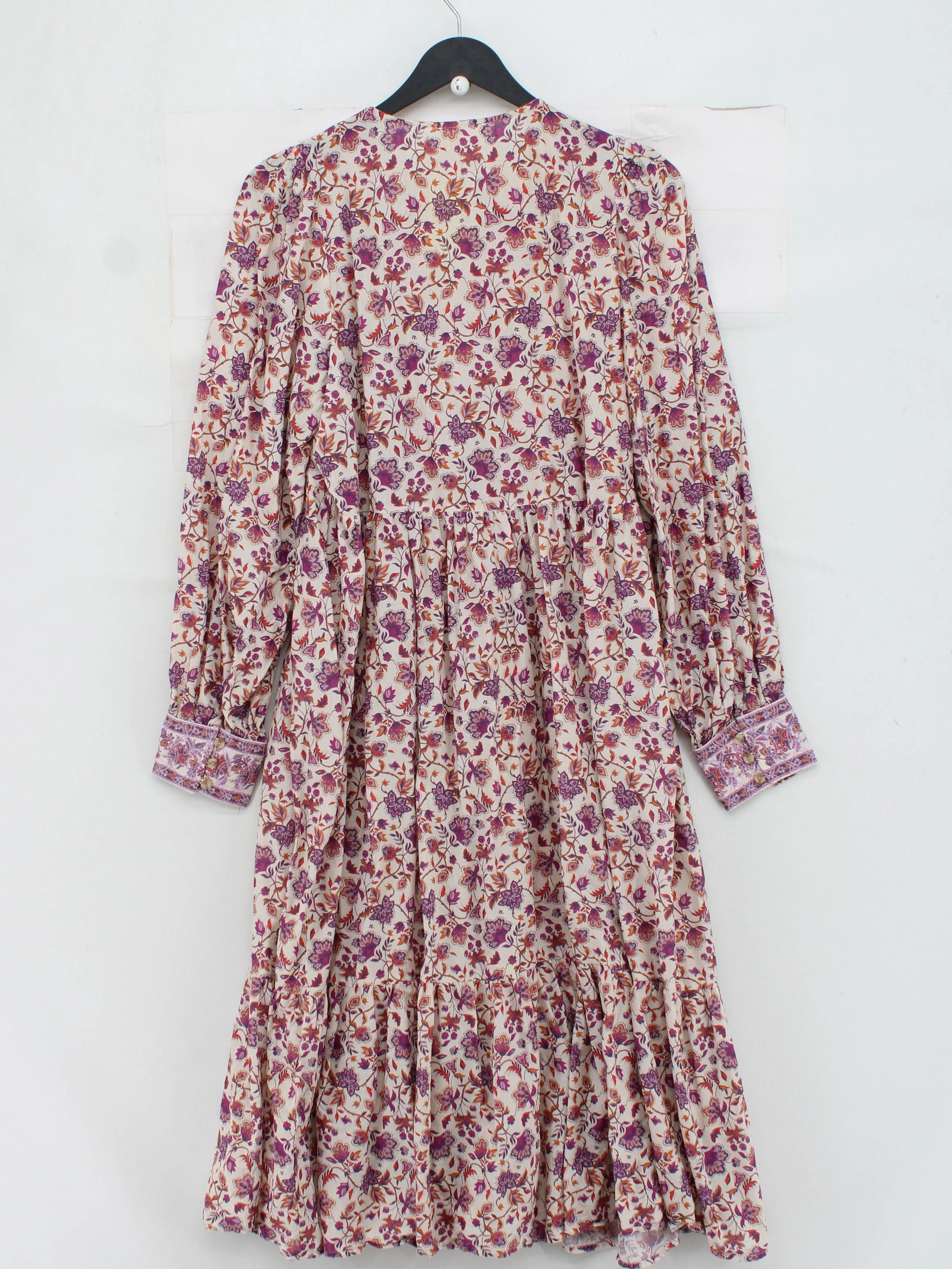 Sezane Shirt Midi Dress in Multi - Image 2