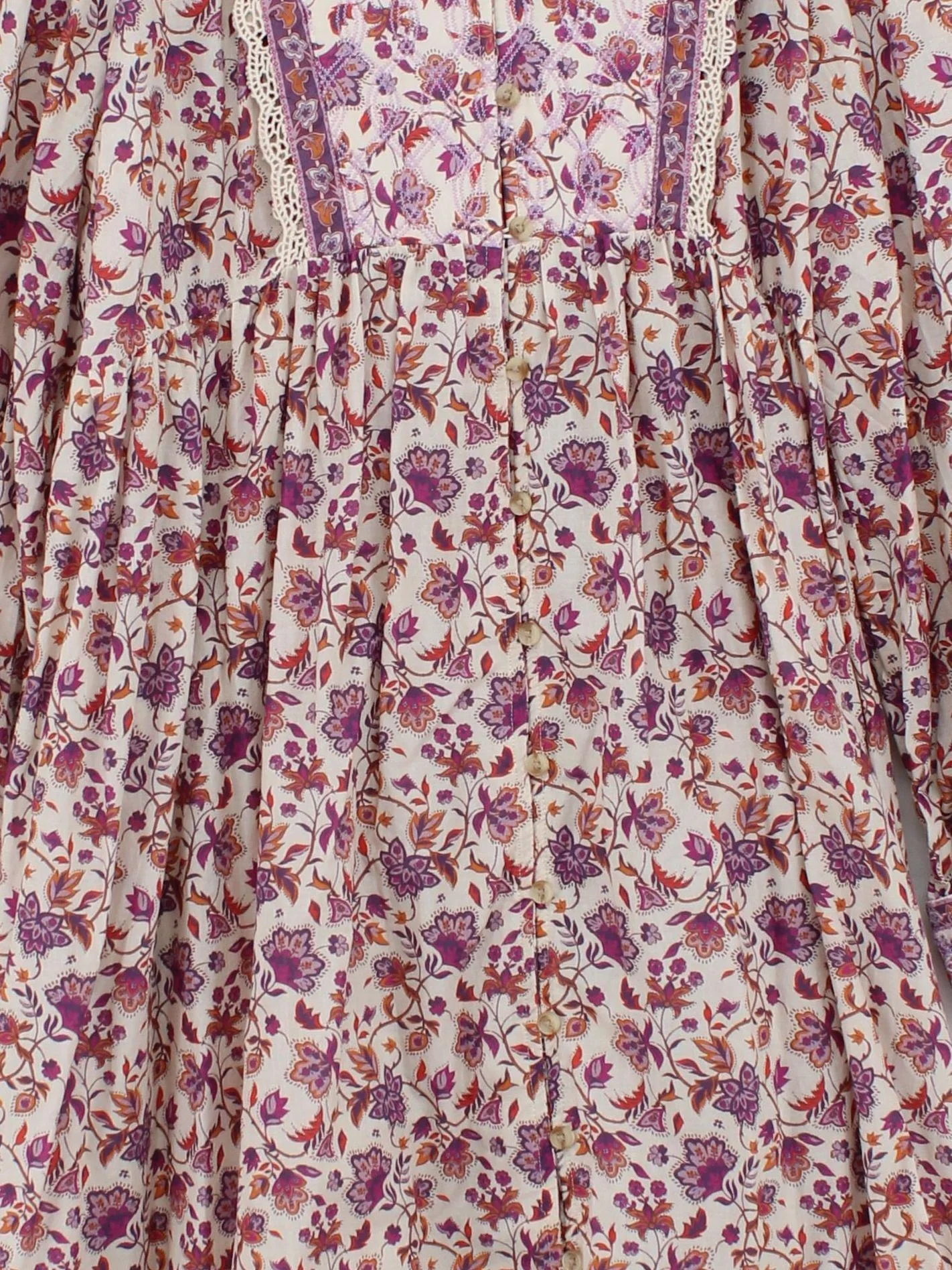 Sezane Shirt Midi Dress in Multi - Image 3
