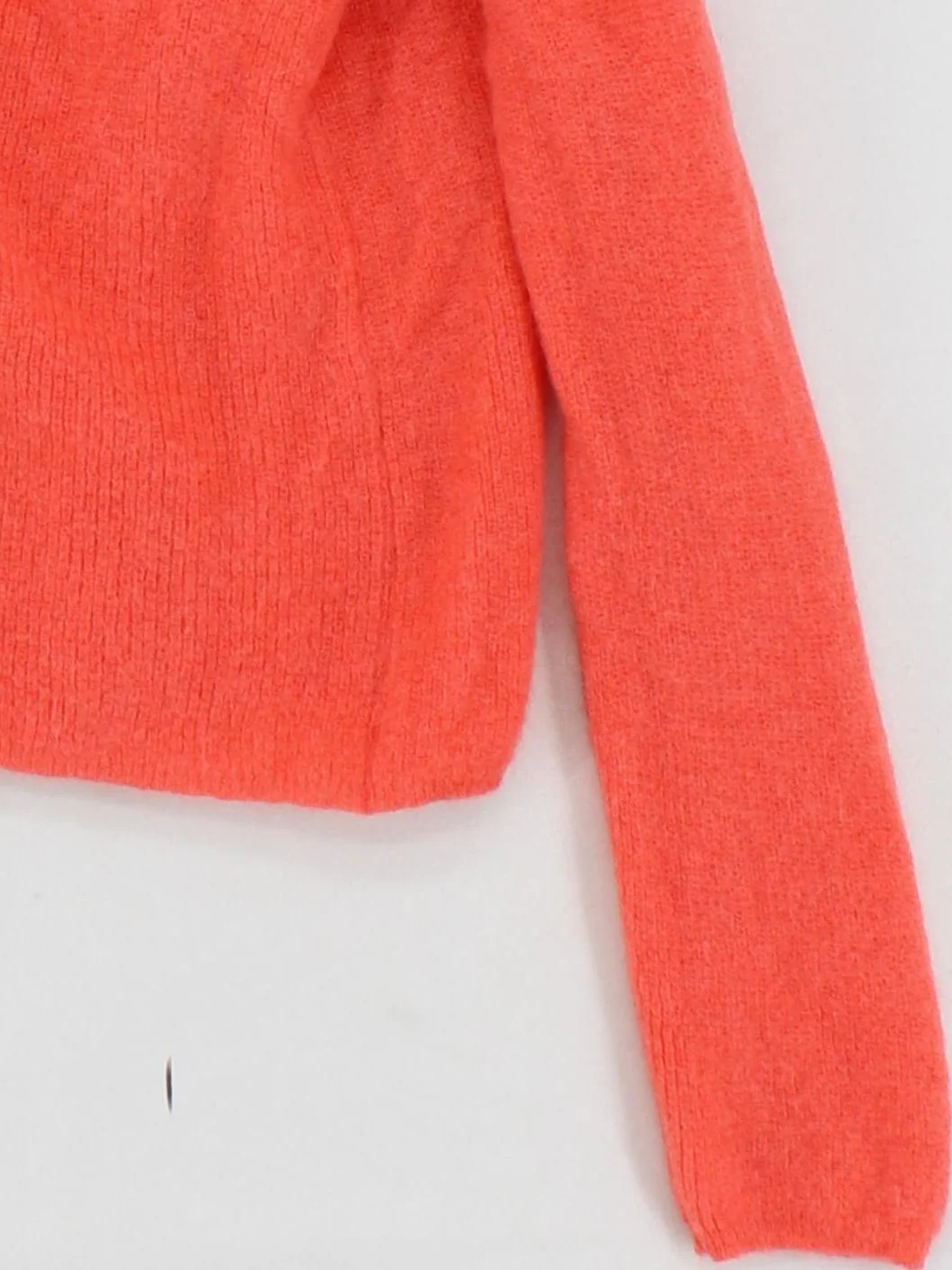 Sezane Women's Cardigan S Orange Mohair - Image 4