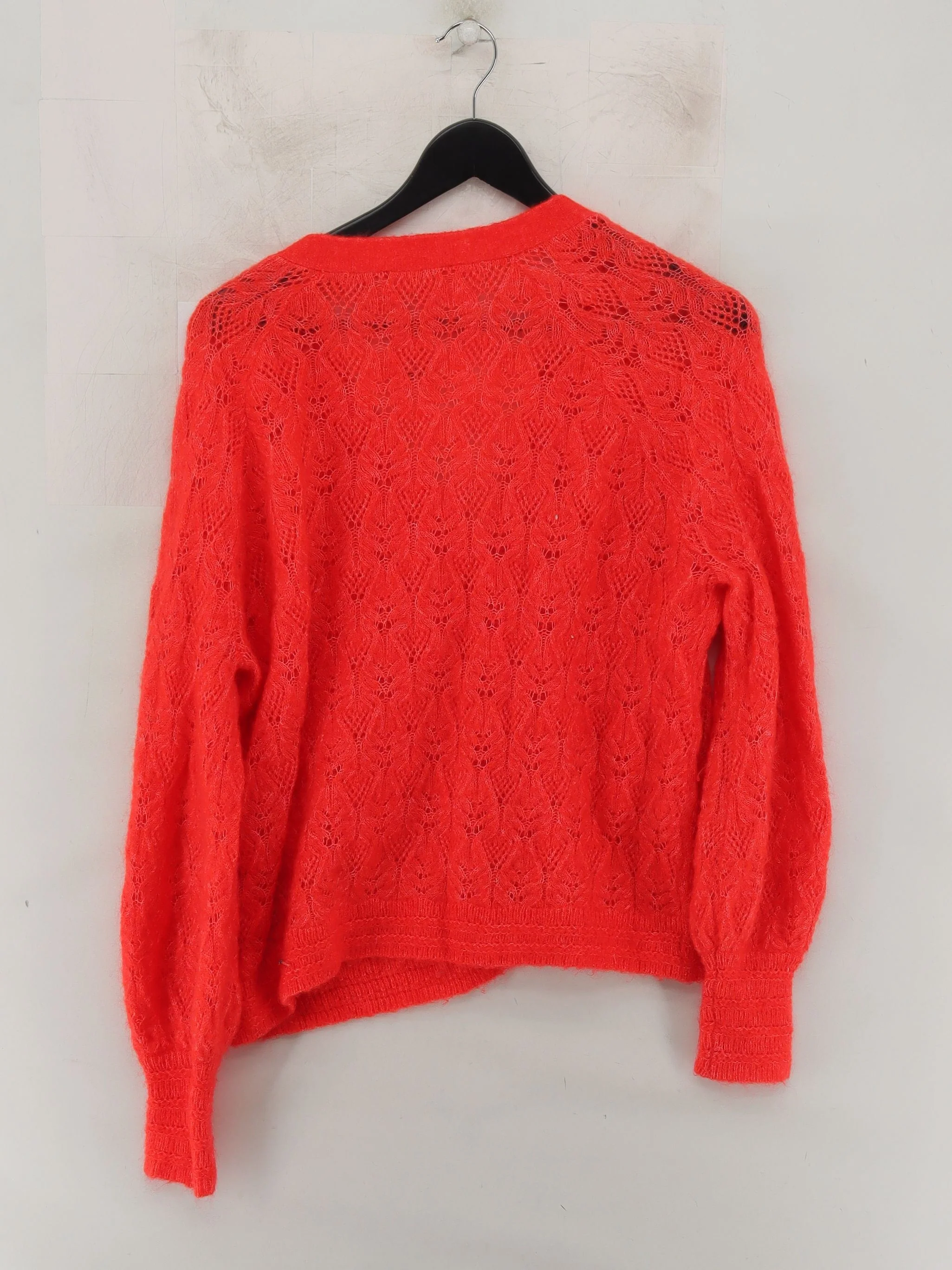 Sezane Women's Cardigan XXS Orange Polyamide - Image 2