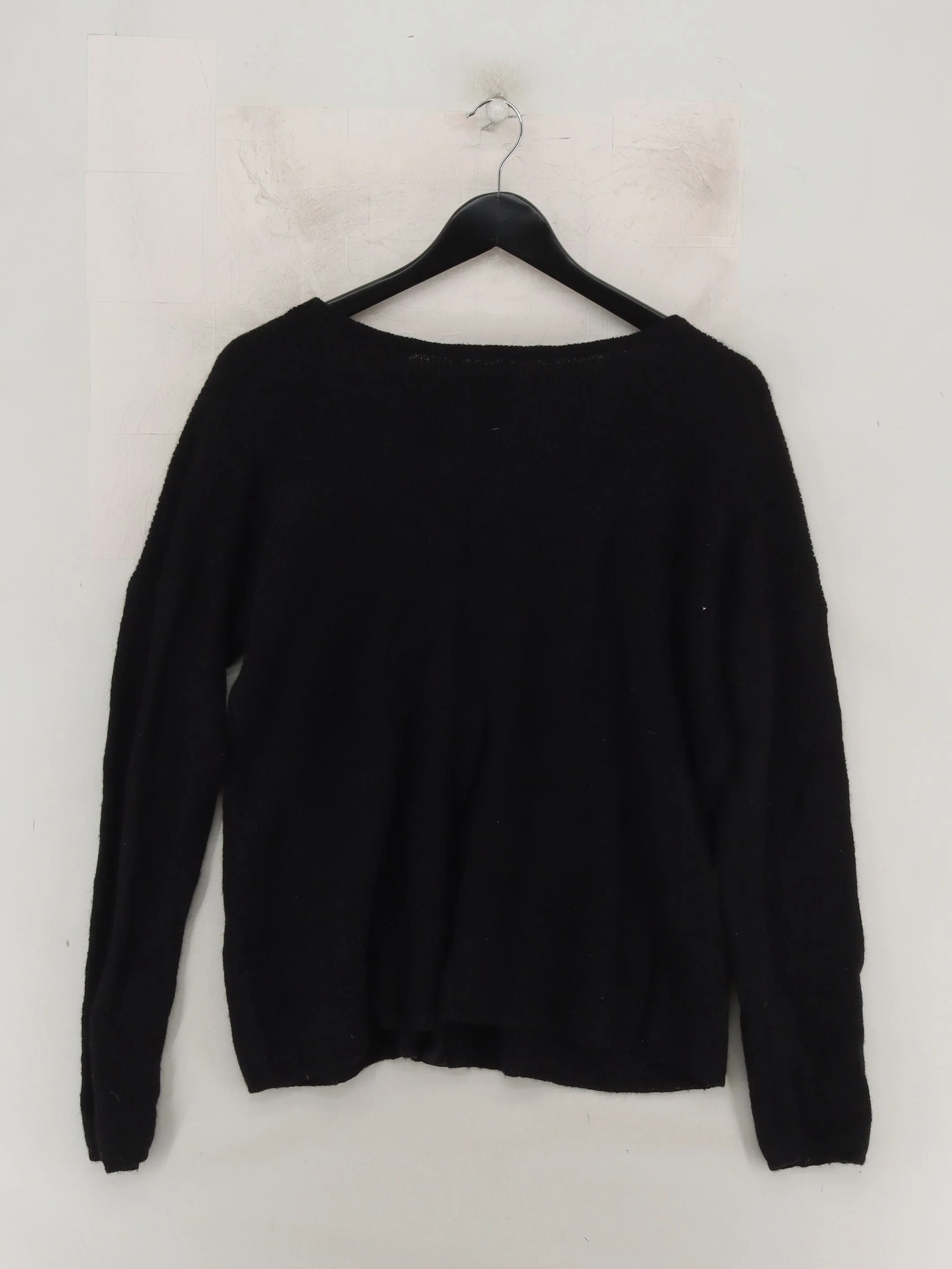 Sezane Women's Cardigan XXXL Black Mohair with Other, Polyamide V-Neck Cardigan - Image 2