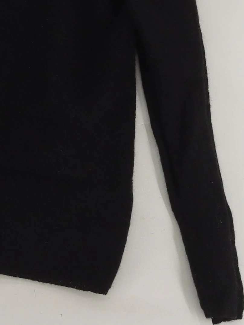 Sezane Women's Cardigan XXXL Black Mohair with Other, Polyamide V-Neck Cardigan - Image 4
