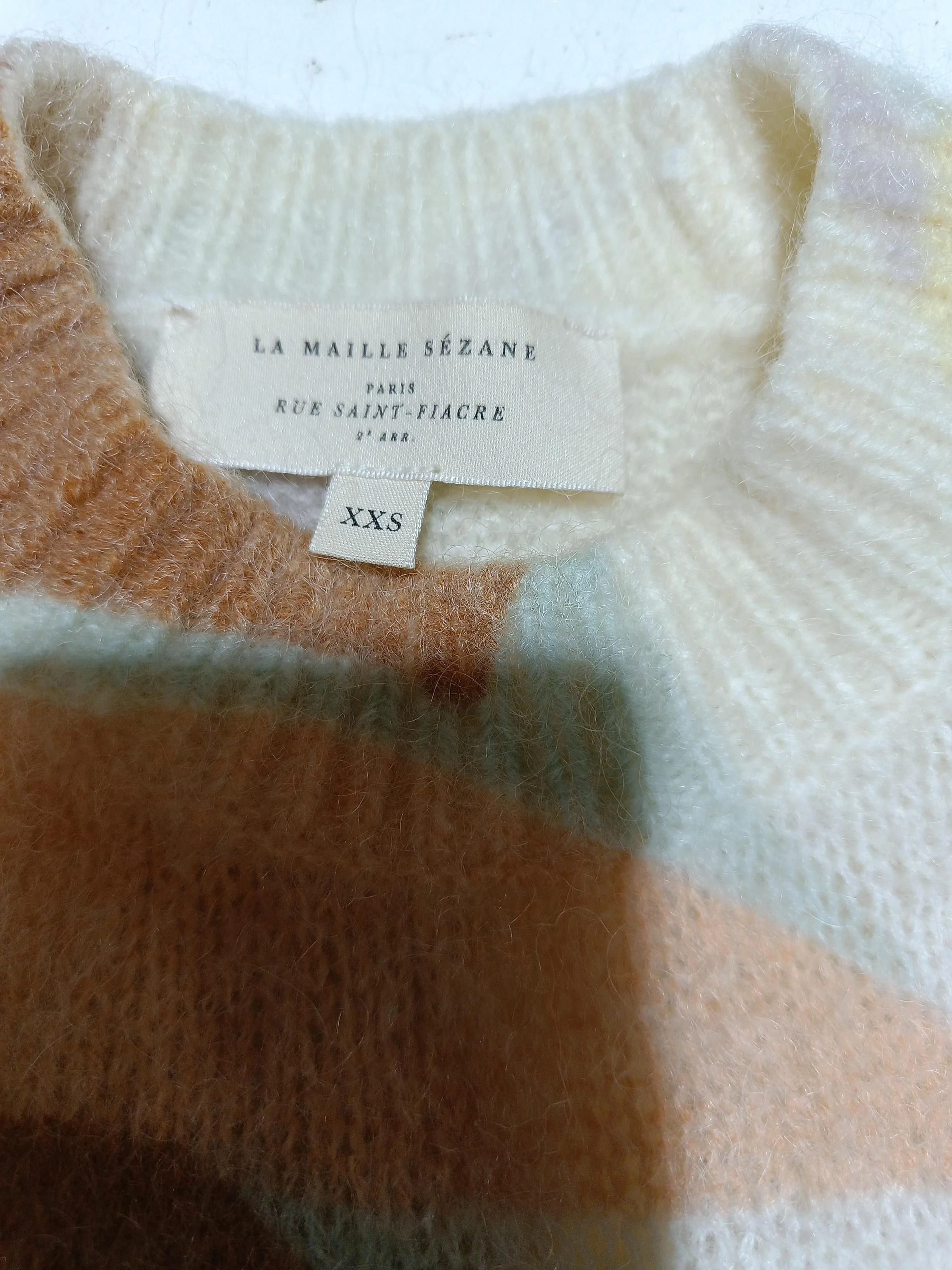 Sezane Women's Jumper XXS Multi Polyamide with Wool, Mohair, Elastane Pullover - Image 5