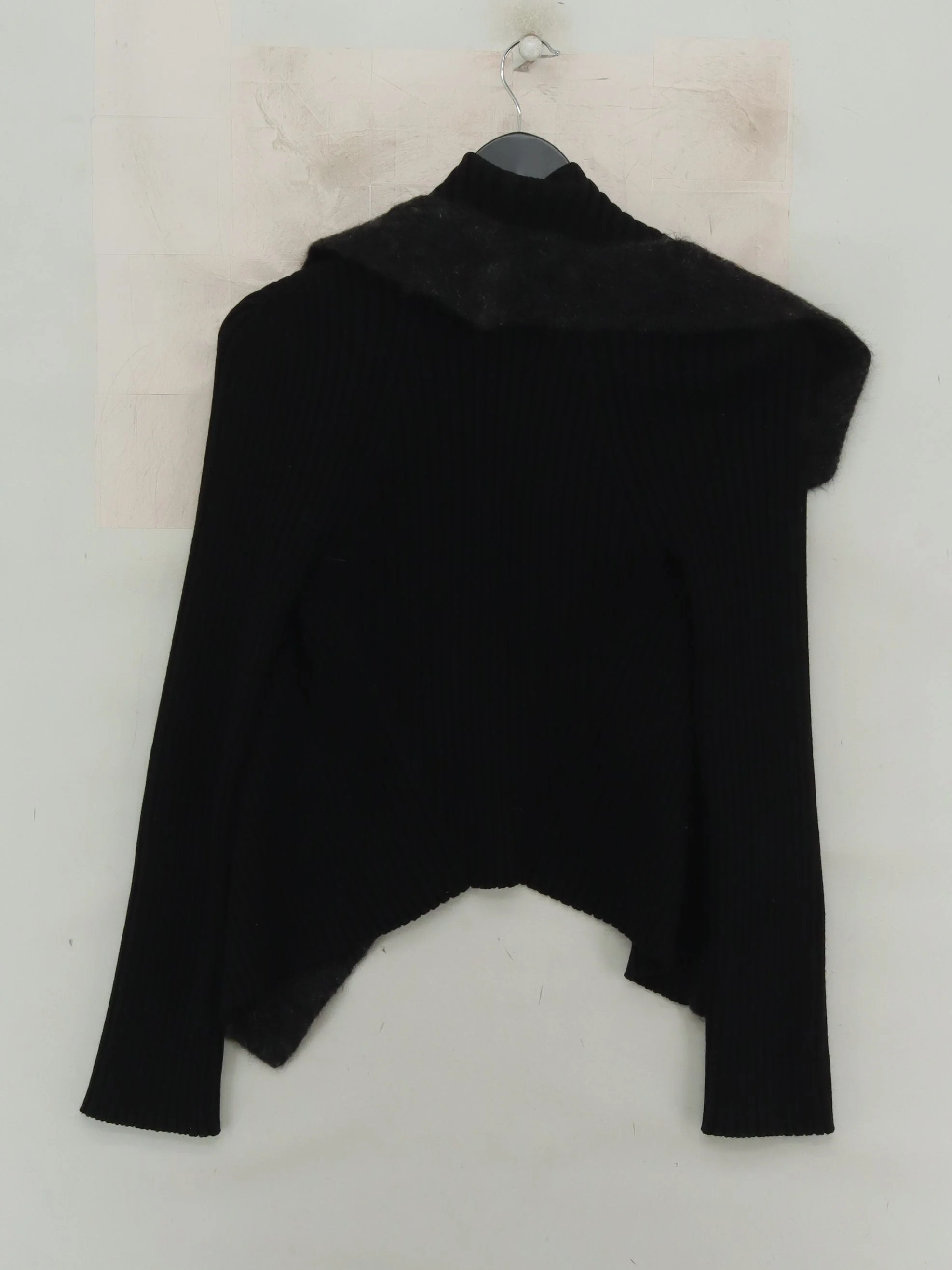 She Is SO Women's Cardigan UK 16 Black Wool with Mohair, Polyamide Cardigan - Image 2