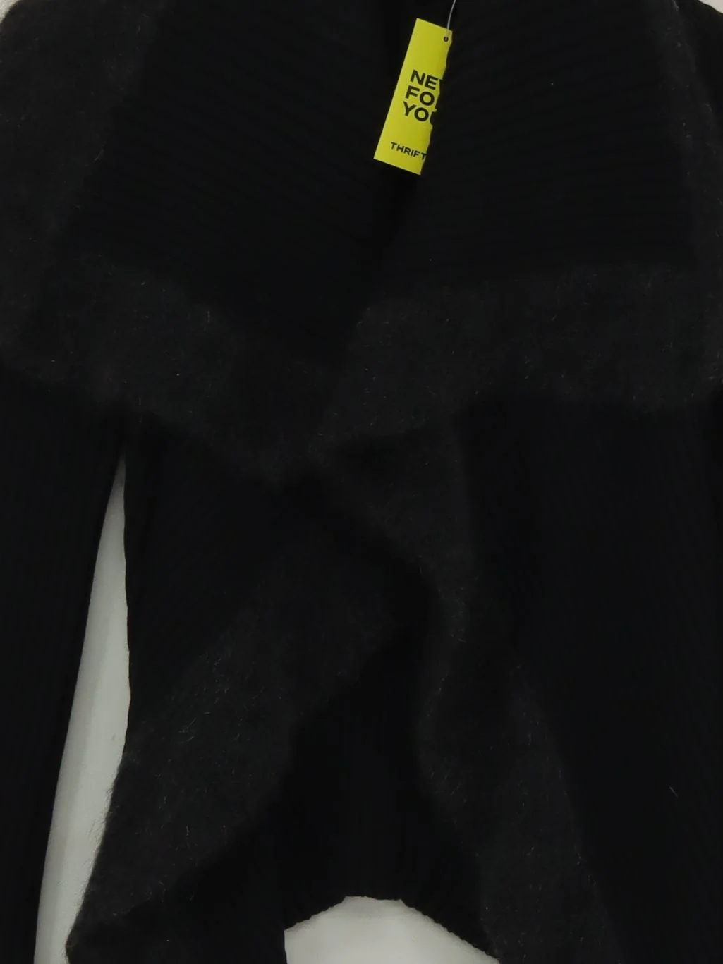 She Is SO Women's Cardigan UK 16 Black Wool with Mohair, Polyamide Cardigan - Image 3