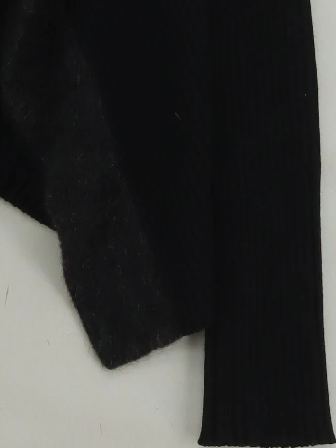 She Is SO Women's Cardigan UK 16 Black Wool with Mohair, Polyamide Cardigan - Image 4