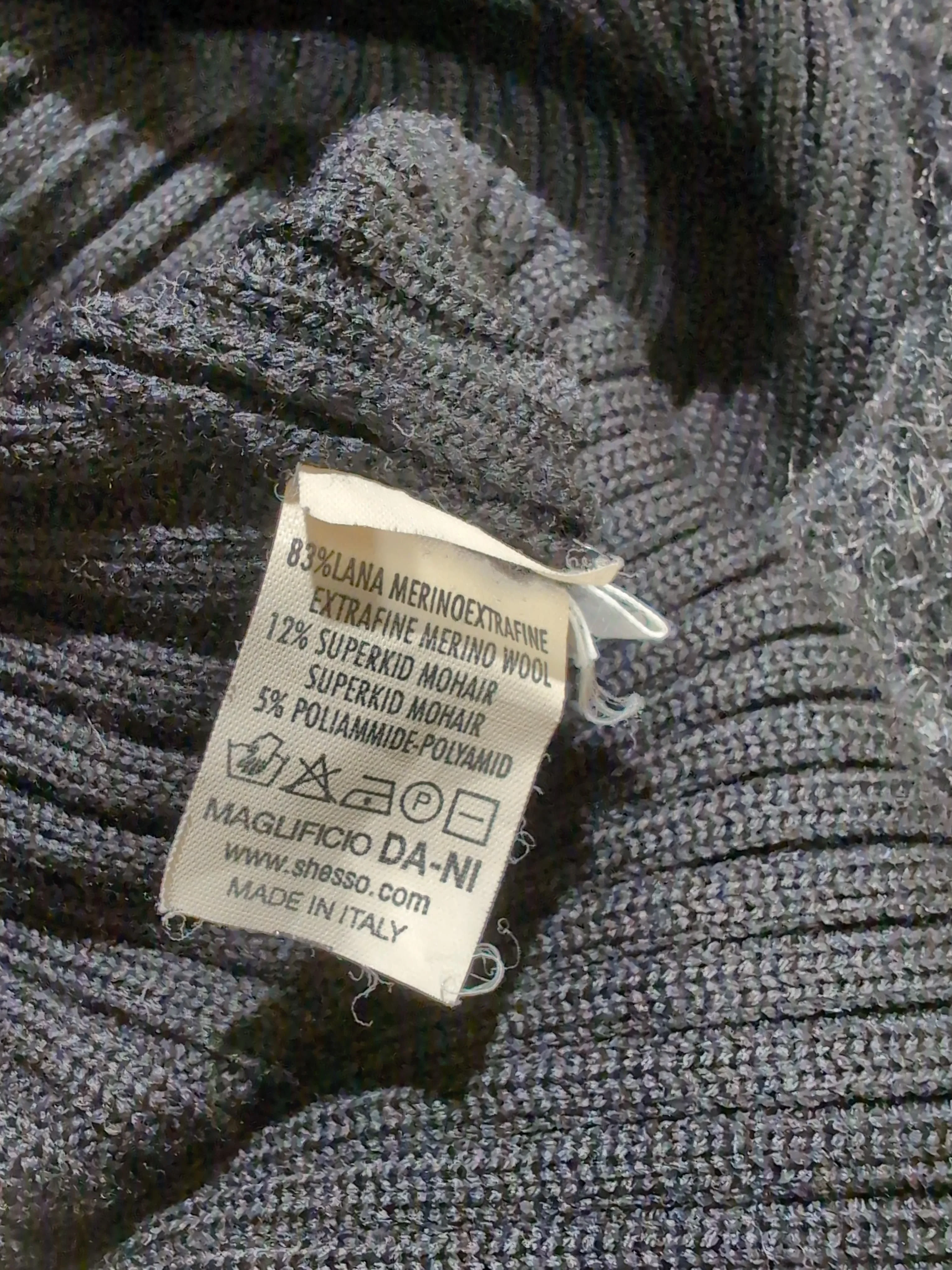 She Is SO Women's Cardigan UK 16 Black Wool with Mohair, Polyamide Cardigan - Image 7
