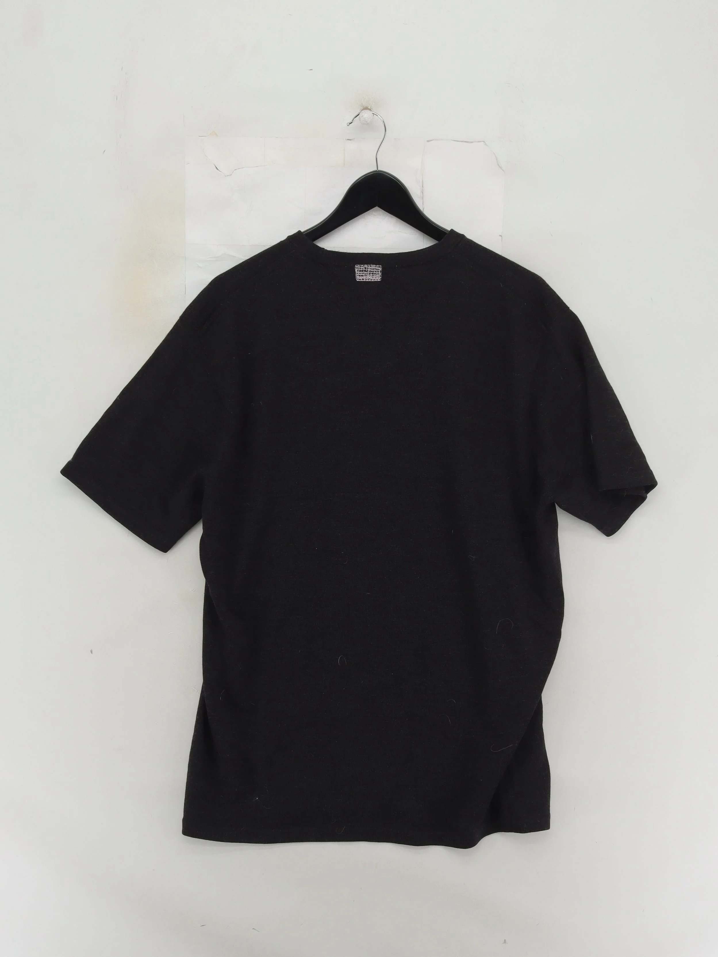 Sheep Inc Men's T-Shirt L Black 100% Wool Basic - Image 2