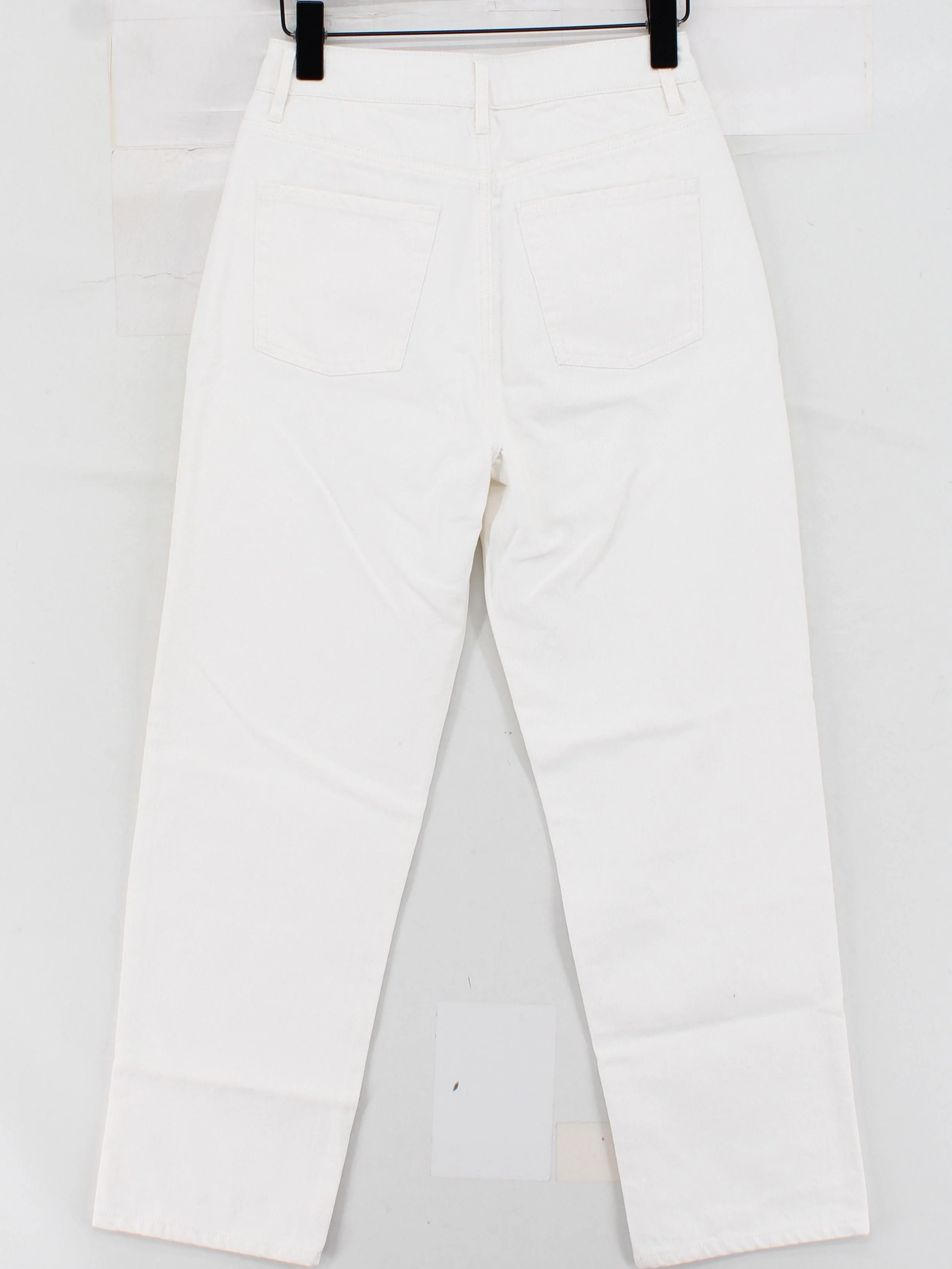 Shoedazzle Women's Jeans W 26 in White 100% Cotton Straight - Image 2