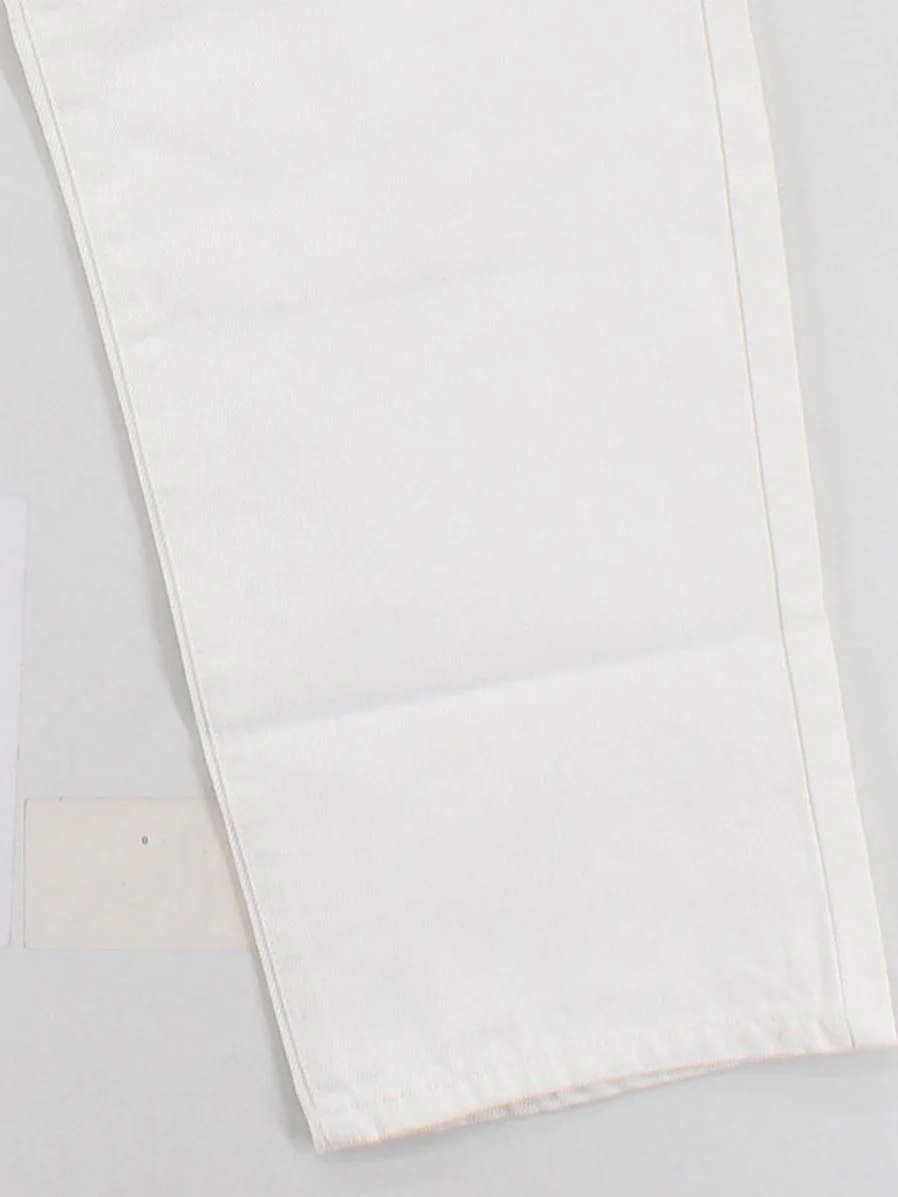 Shoedazzle Women's Jeans W 26 in White 100% Cotton Straight - Image 4