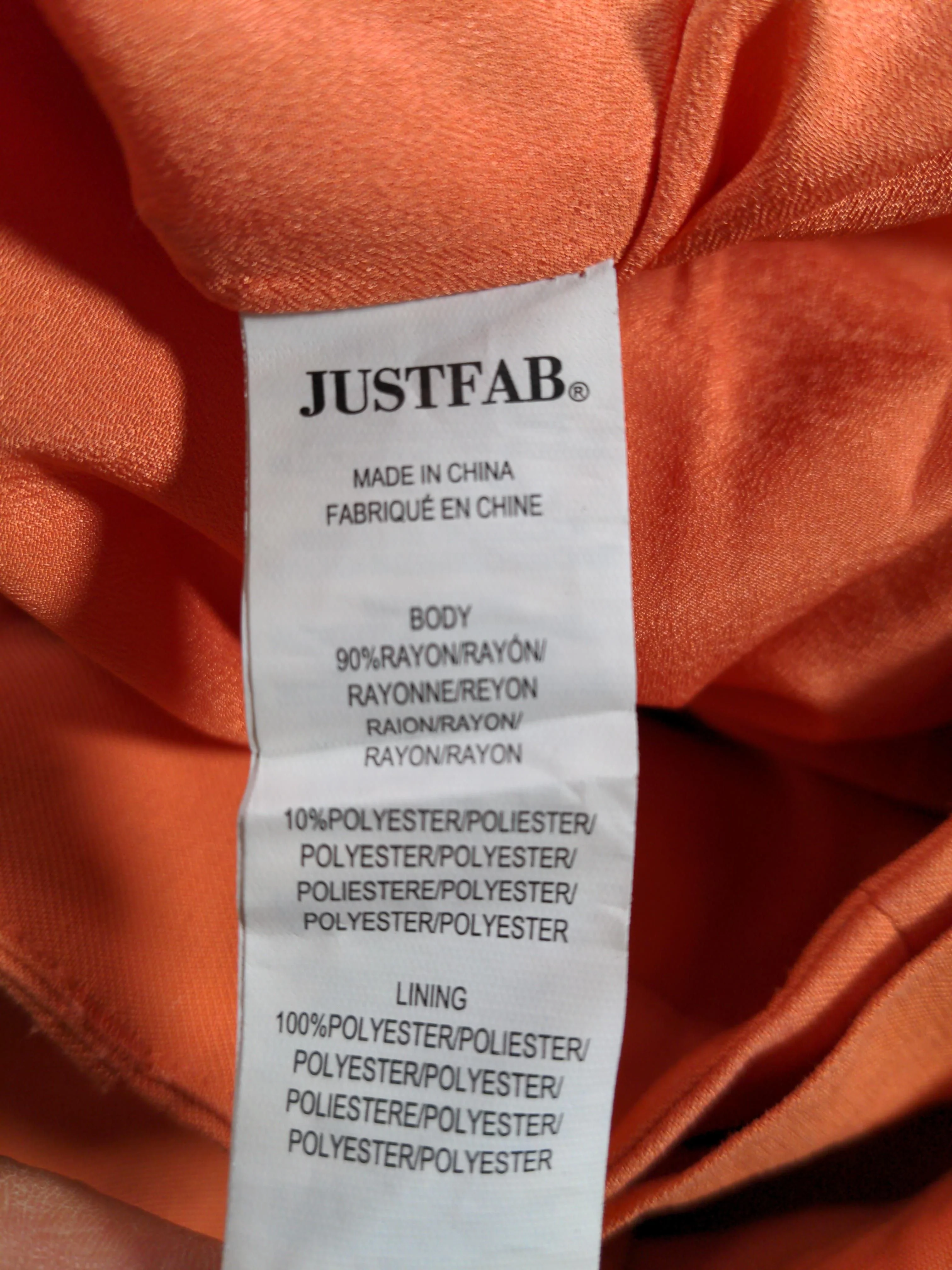 Shoedazzle Women's Shorts S Orange Rayon with Polyester Cut-Off - Image 6