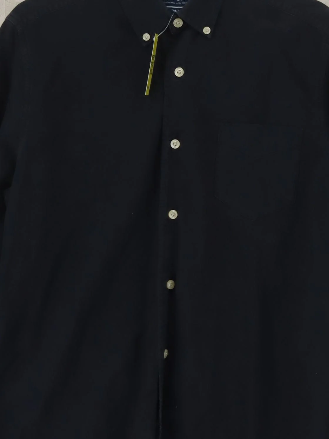Shore Leave Men's Shirt M Black 100% Cotton Basic - Image 3