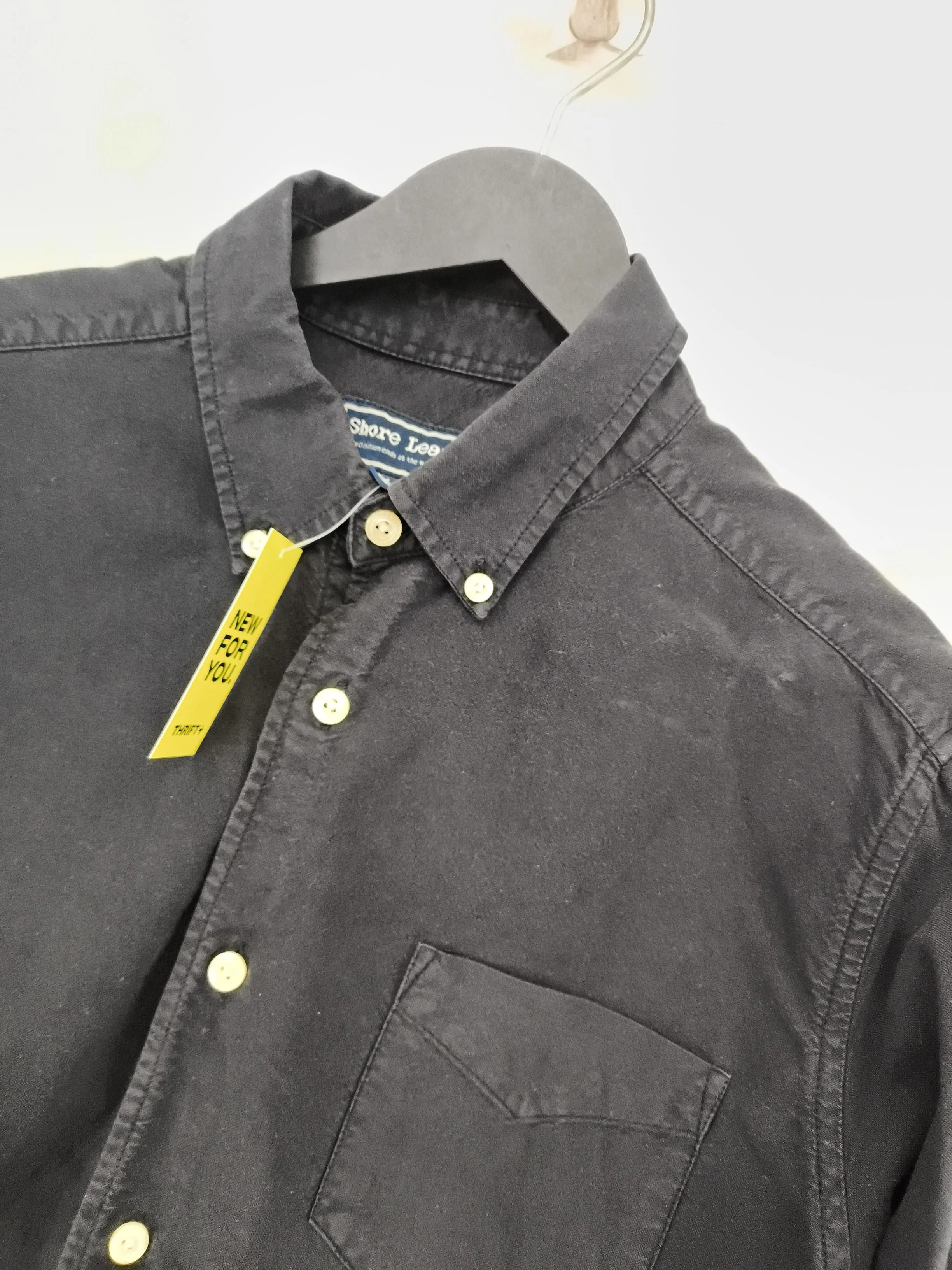 Shore Leave Men's Shirt M Black 100% Cotton Basic - Image 5