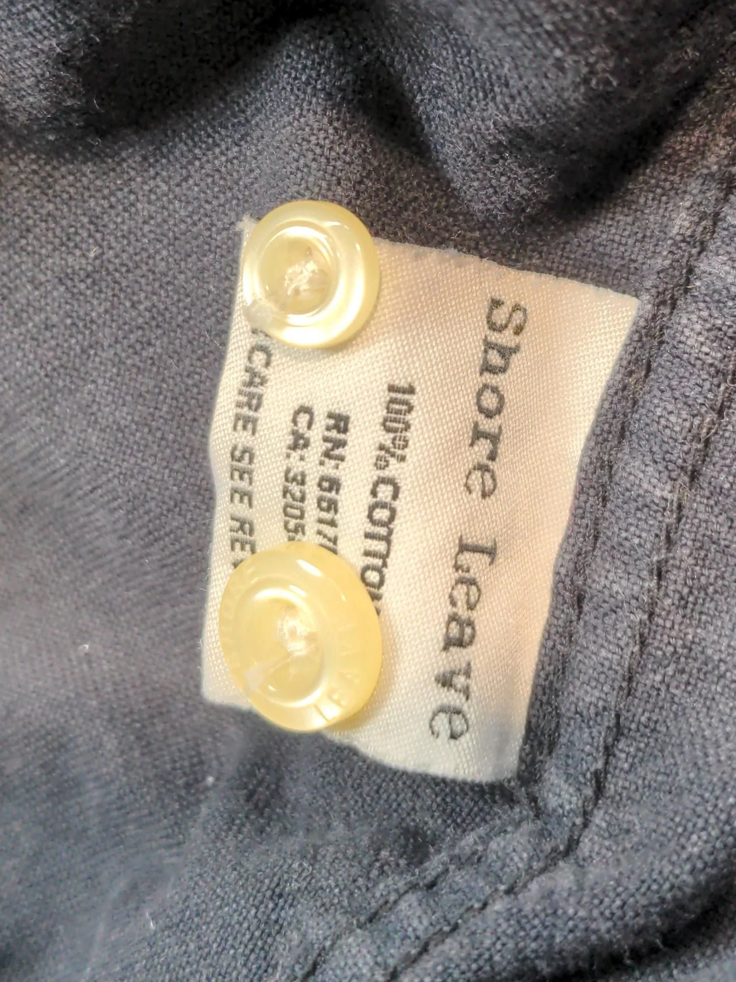 Shore Leave Men's Shirt M Black 100% Cotton Basic - Image 7