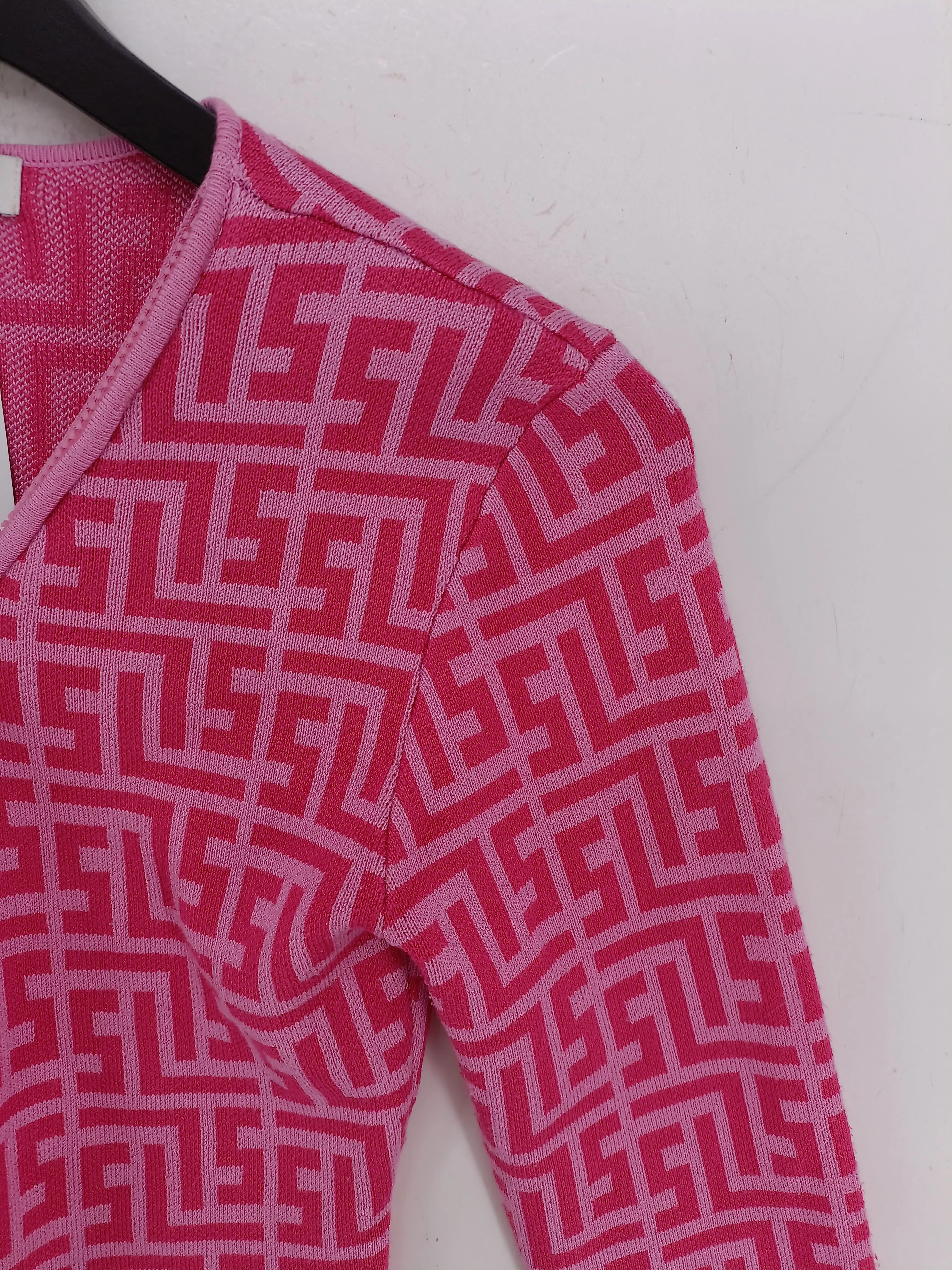 Simmi London Women's Cardigan UK 8 Pink Viscose with Polyester Cardigan - Image 6
