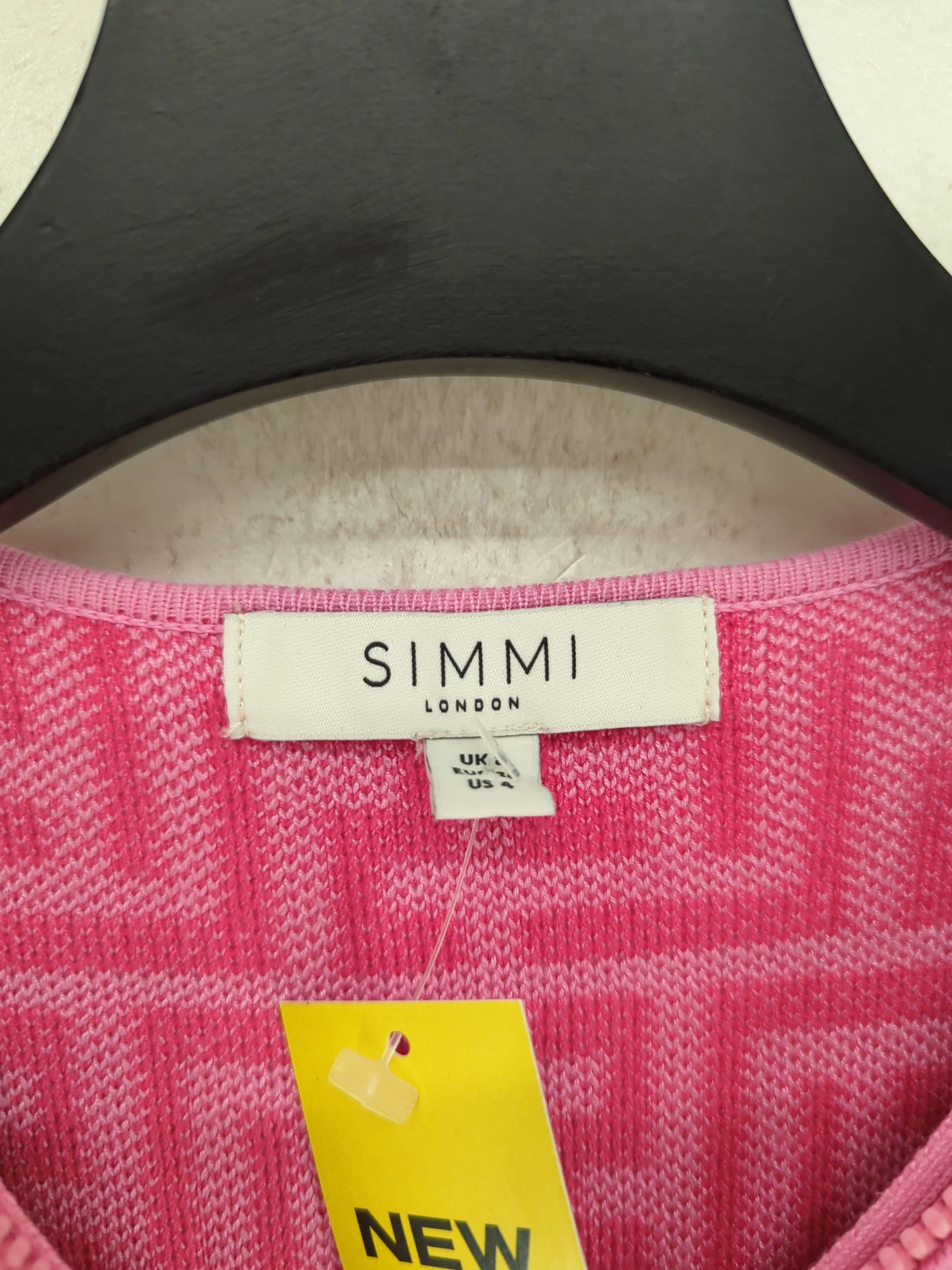 Simmi London Women's Cardigan UK 8 Pink Viscose with Polyester Cardigan - Image 7
