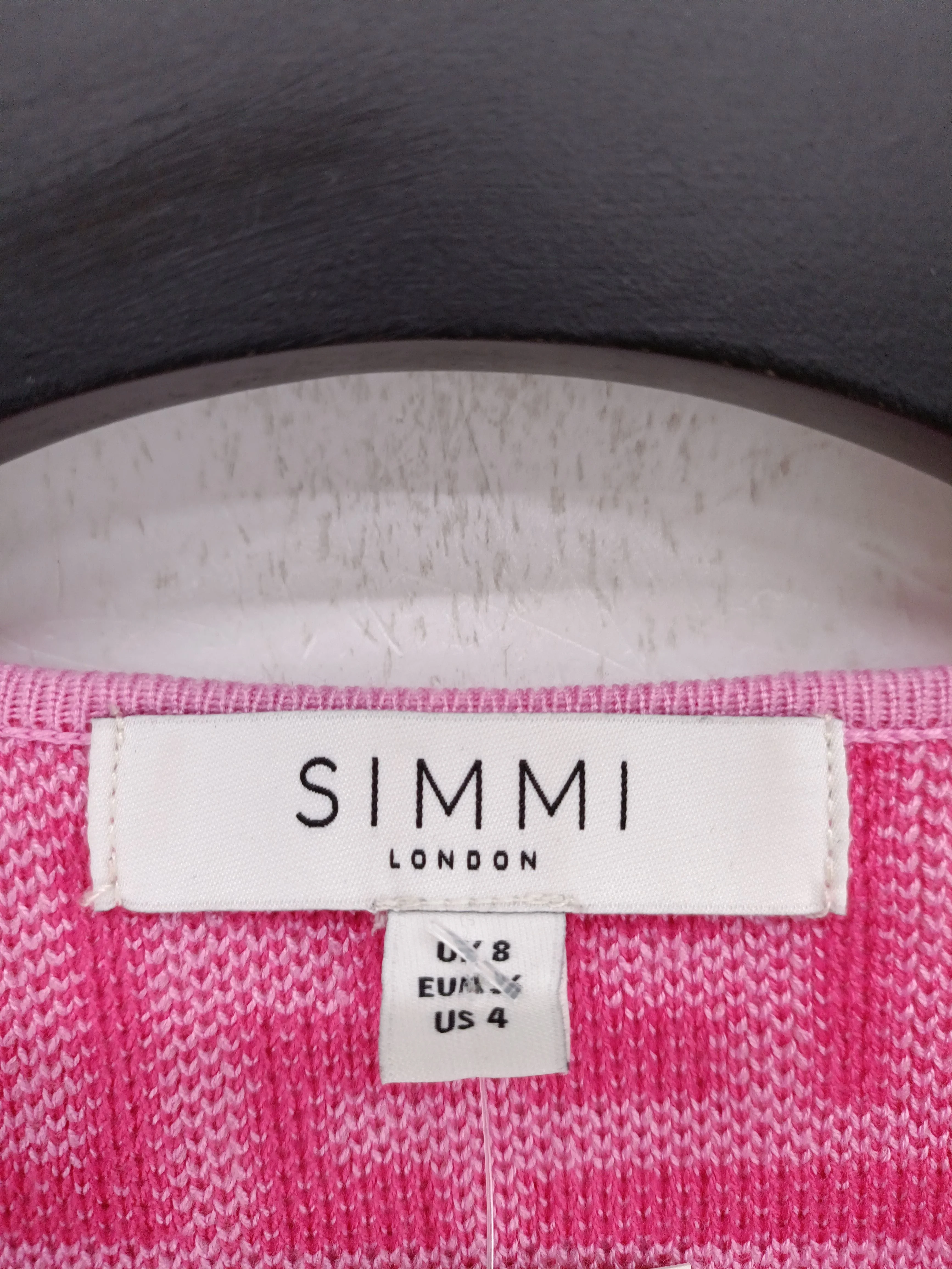 Simmi London Women's Cardigan UK 8 Pink Viscose with Polyester Cardigan - Image 8
