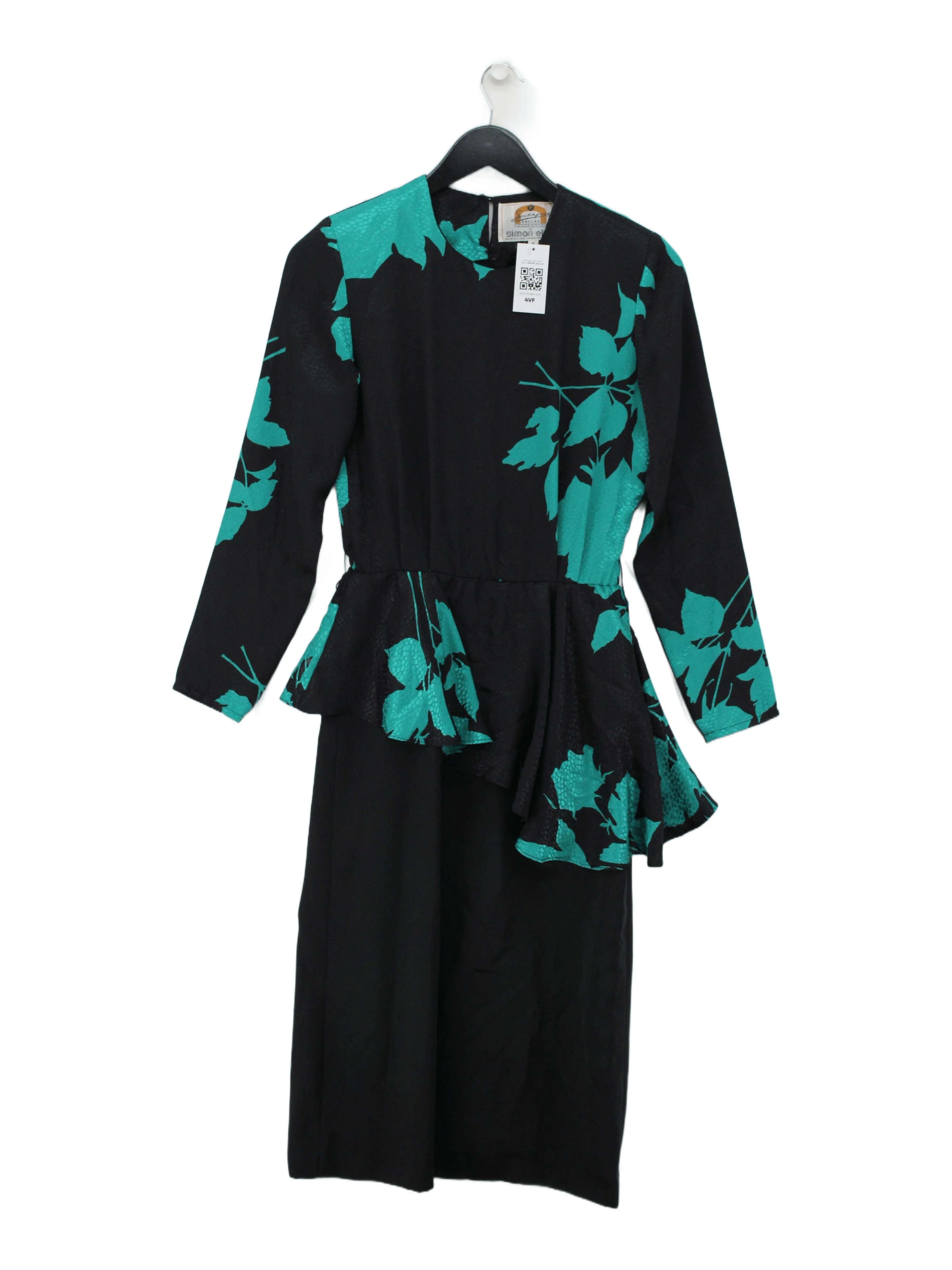 Simon Ellis Jumper Midi Dress UK8 in Black