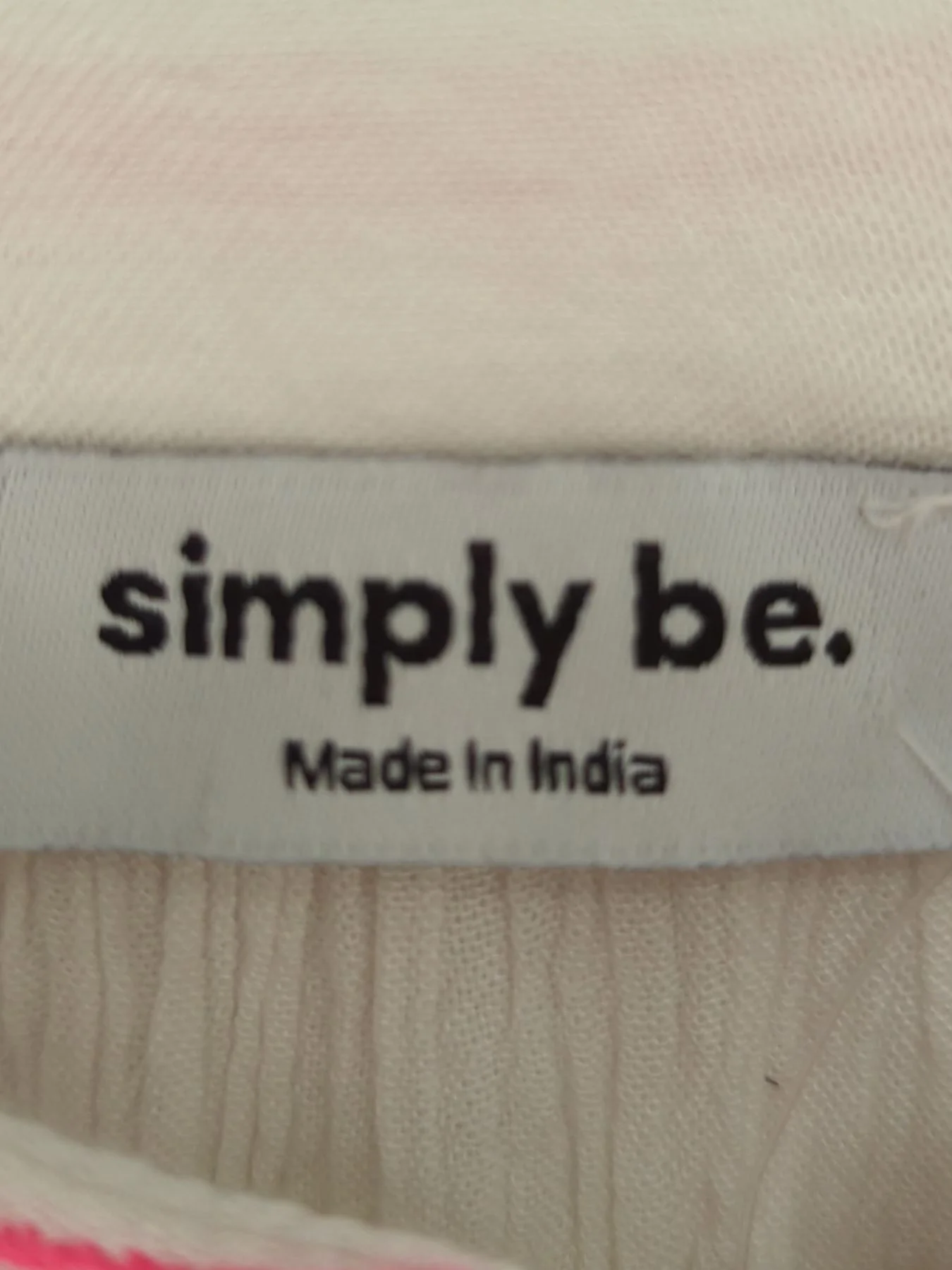 Simply Be Women's Blouse UK 16 White 100% Viscose Basic New with tags - Image 5