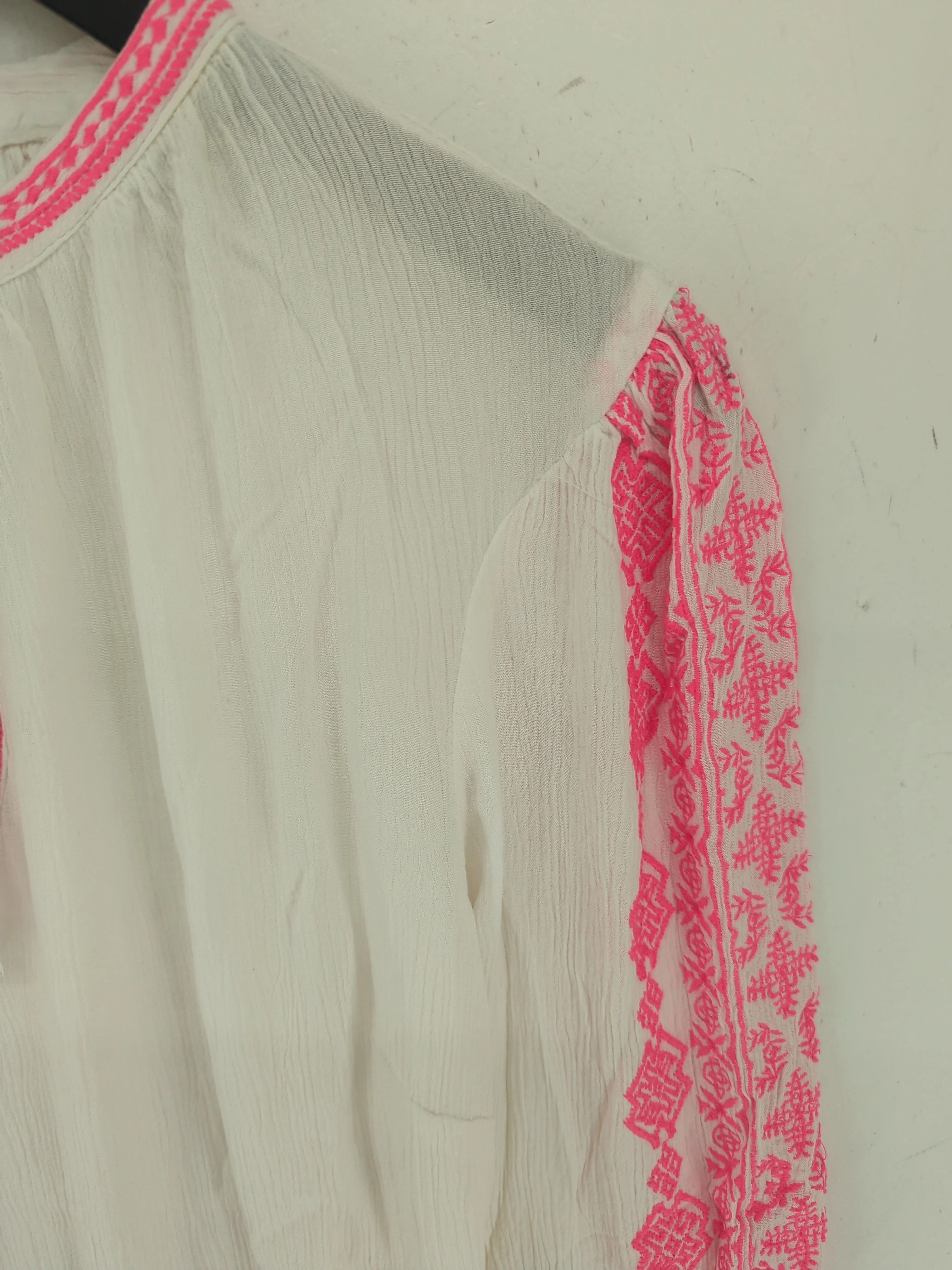 Simply Be Women's Blouse UK 16 White 100% Viscose Basic New with tags - Image 4
