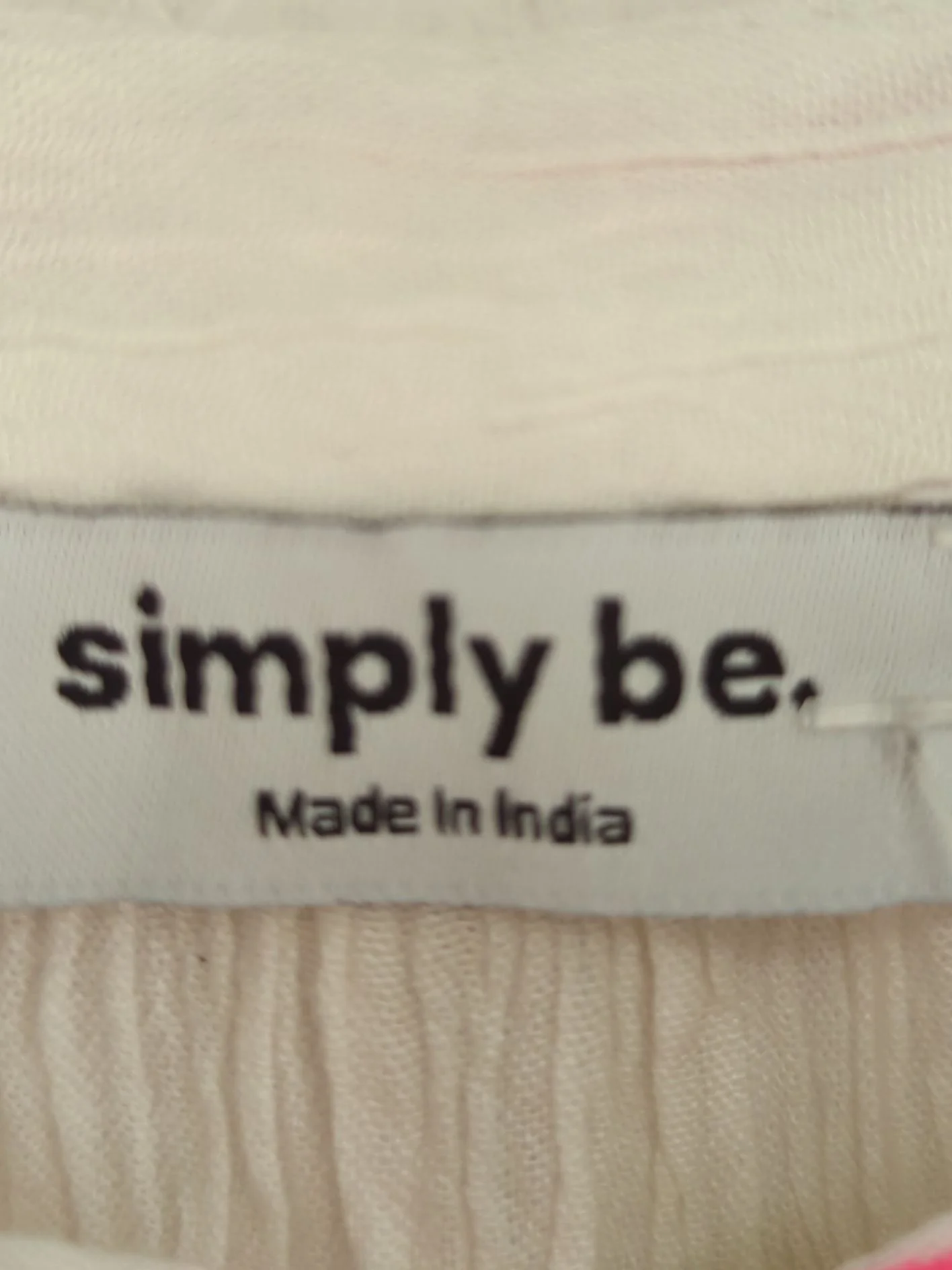 Simply Be Women's Blouse UK 16 White 100% Viscose Basic New with tags - Image 5
