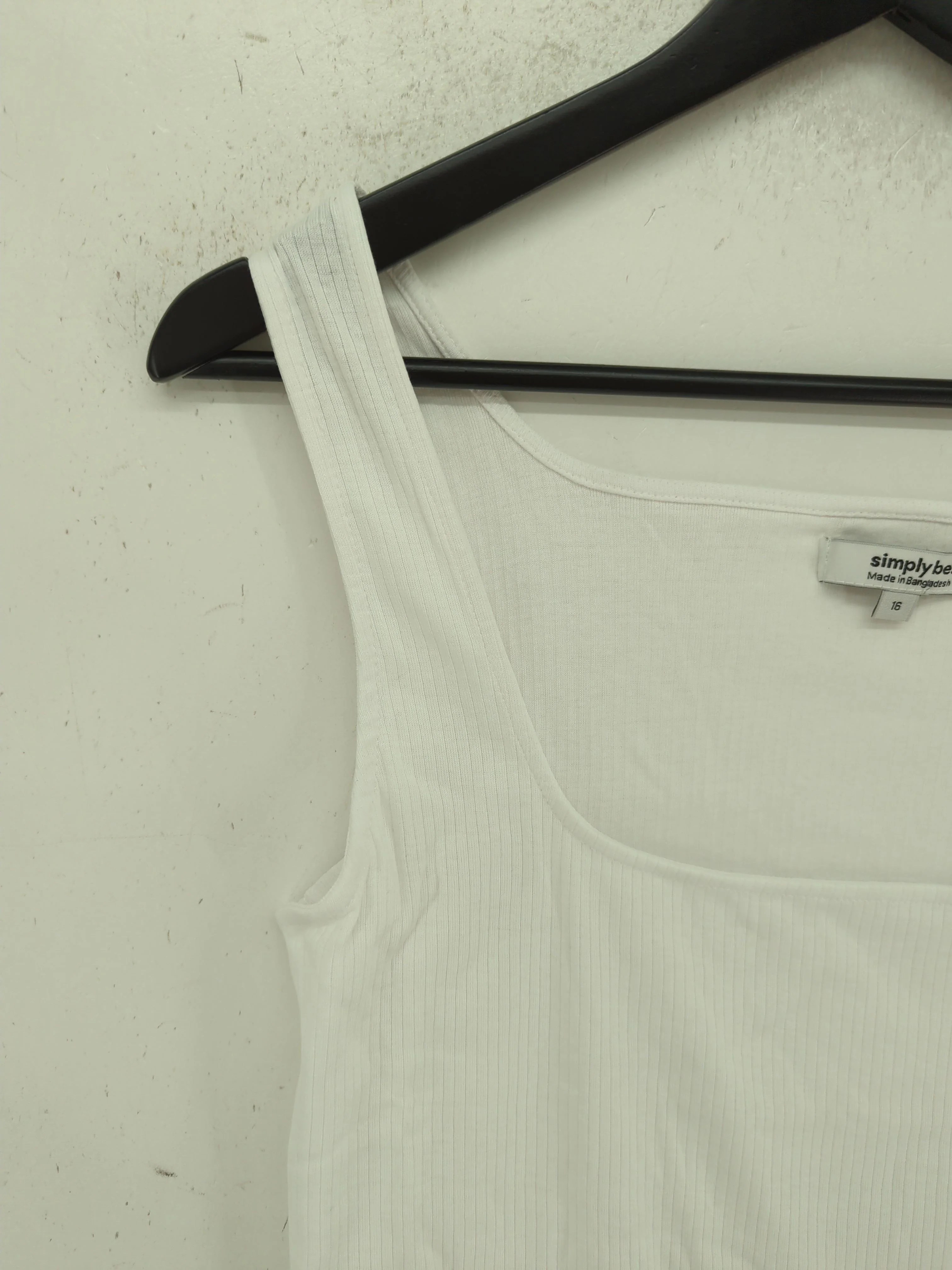 Simply Be Women's T-Shirt UK 16 White 100% Cotton Basic New with tags - Image 4