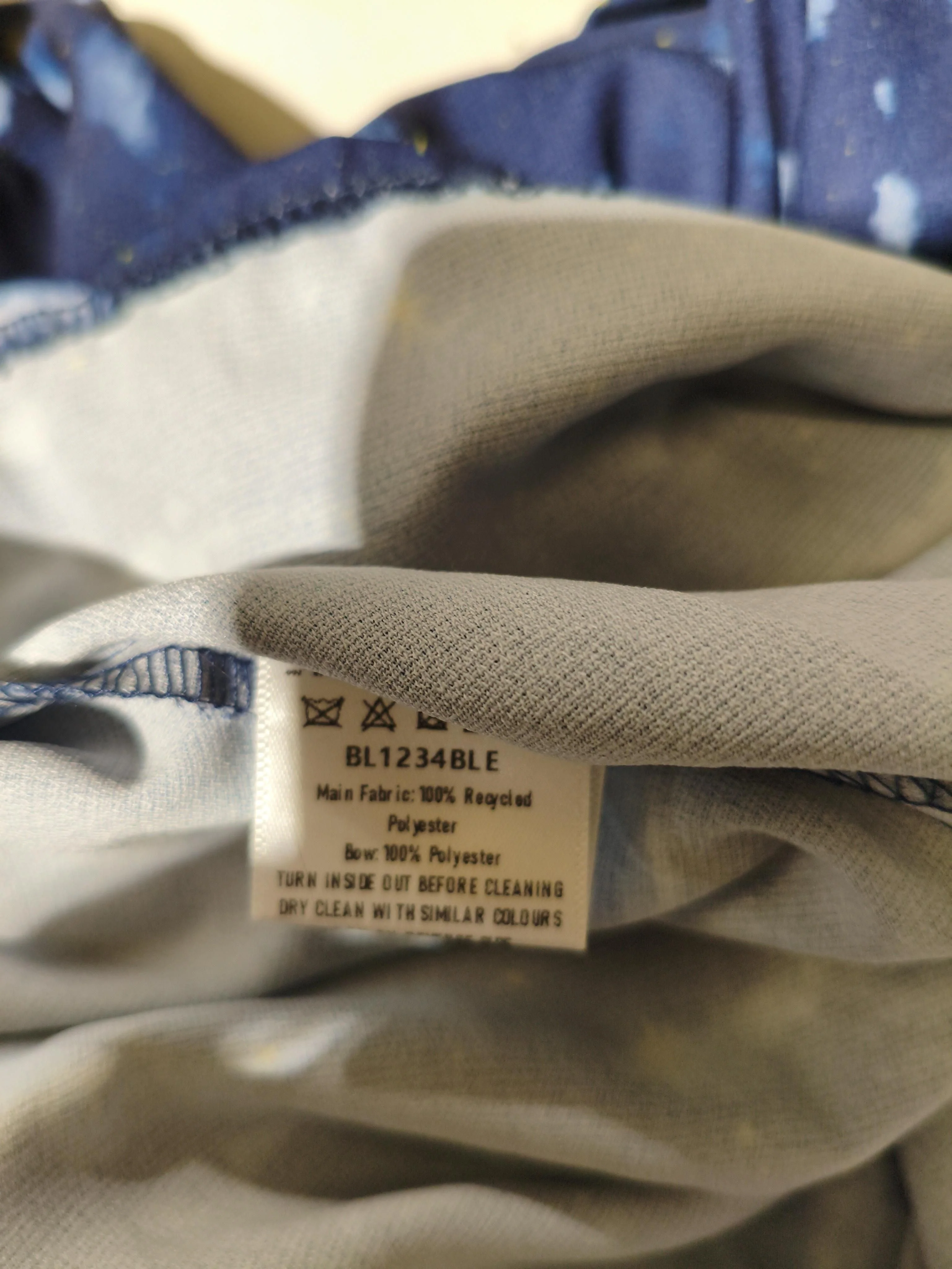 Sister Jane Women's Shirt L Blue 100% Polyester Basic New with tags - Image 6