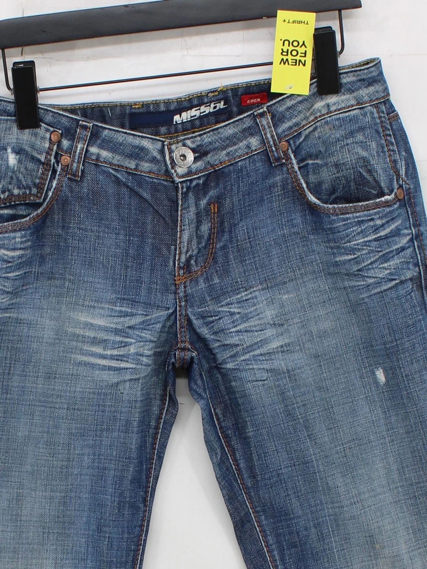 Sixty Women's Jeans W 31 in Blue 100% Cotton Straight - Image 3
